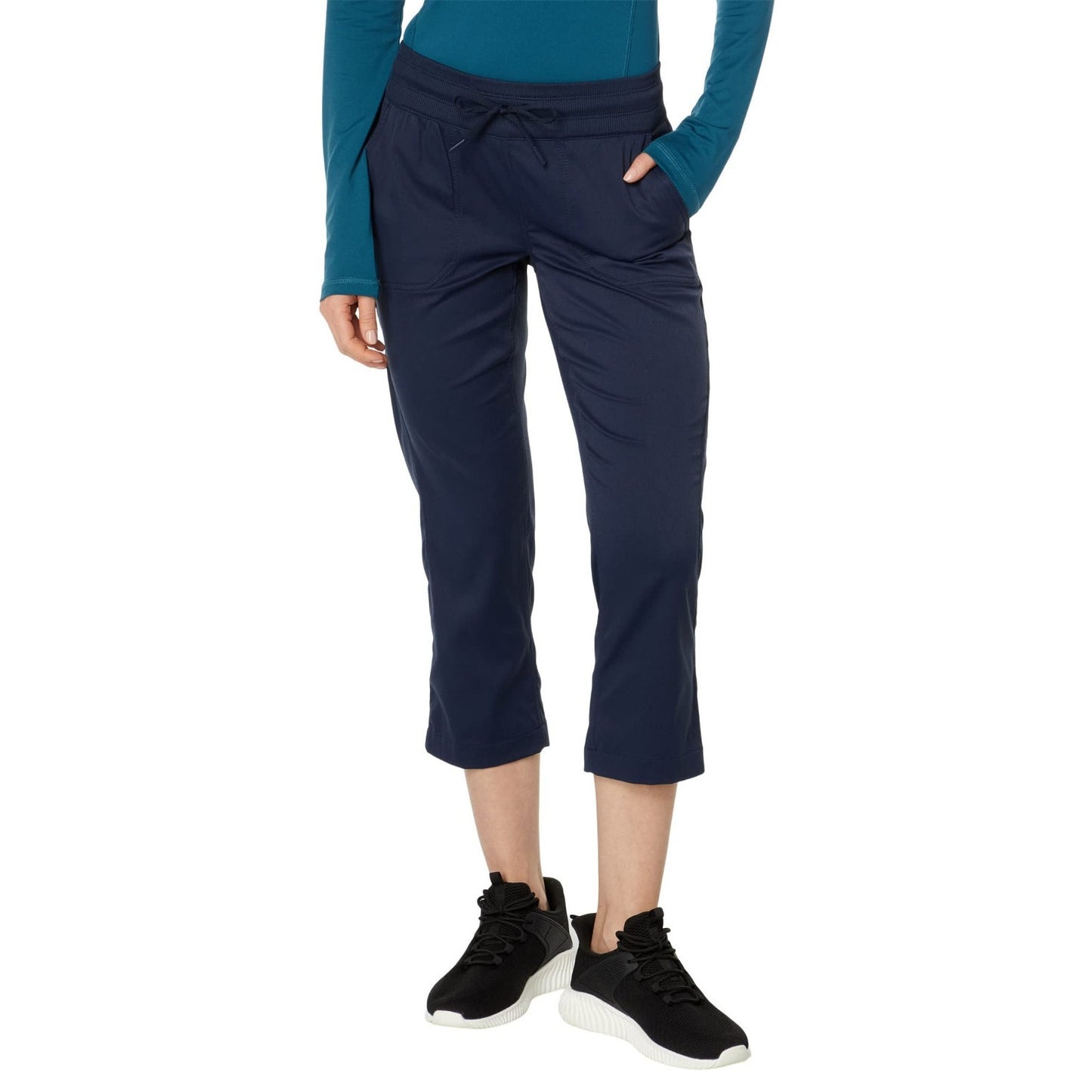 The North Face Women's Aphrodite Motion Capris Summit Navy Large Regular