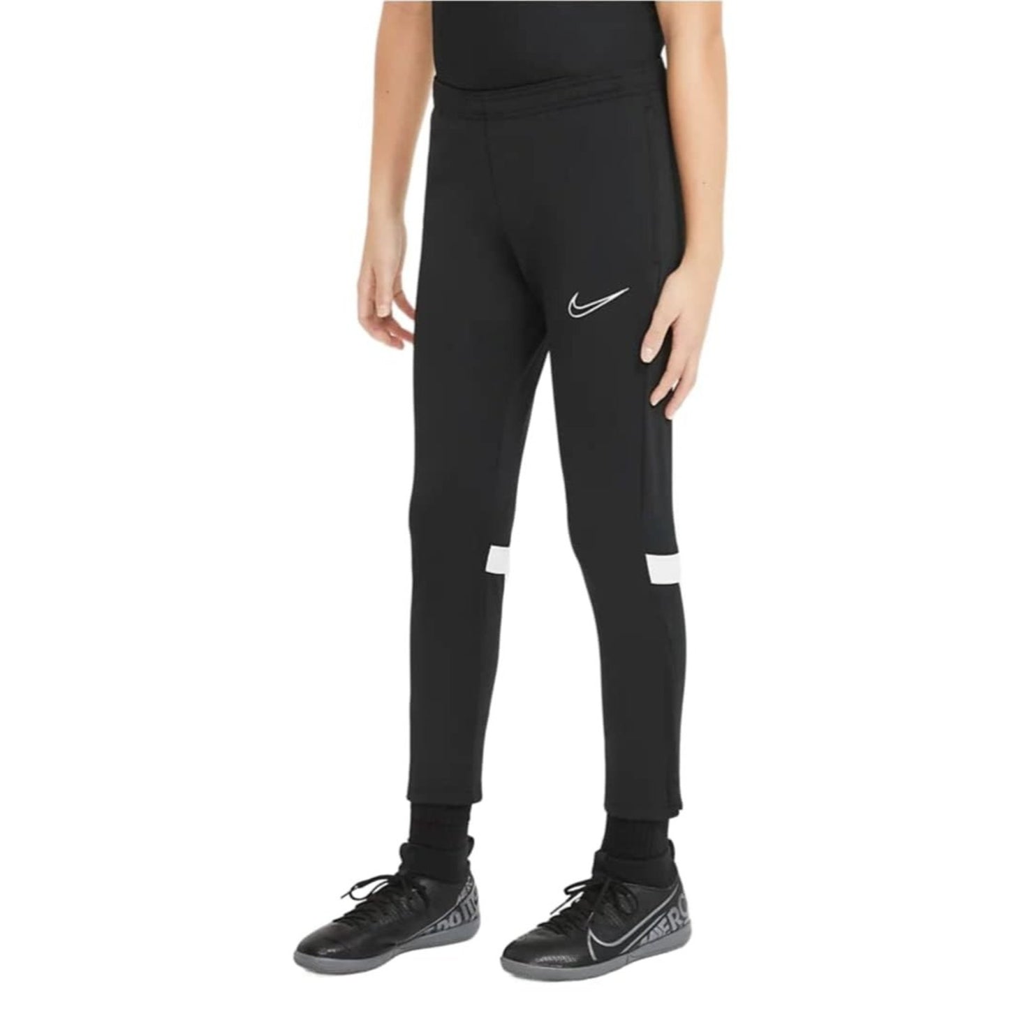 Nike Dri-FIT Academy Big Kids' Soccer Pants Zippered Pocket Black Large