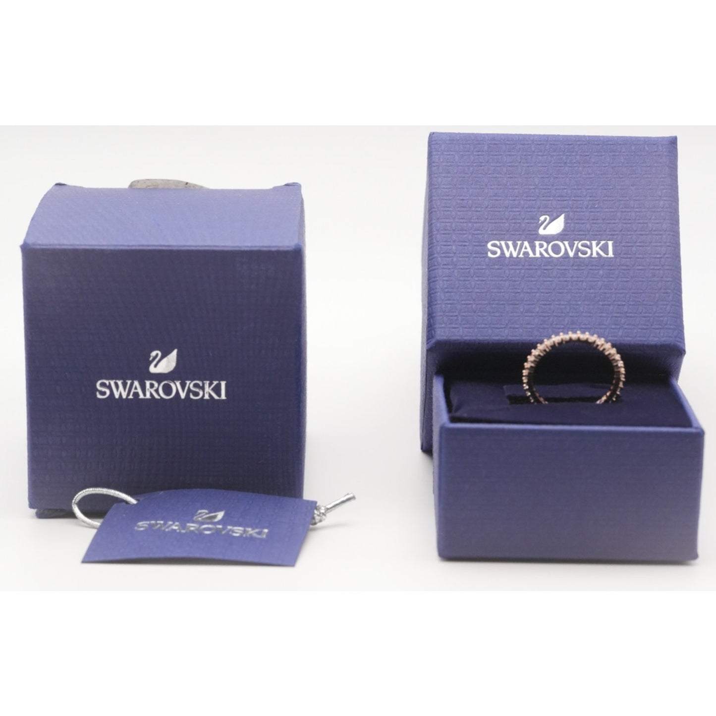 Swarovski Matrix Vittore Ring Circle-Cut Crystals on a Rose Gold Tone Setting 5