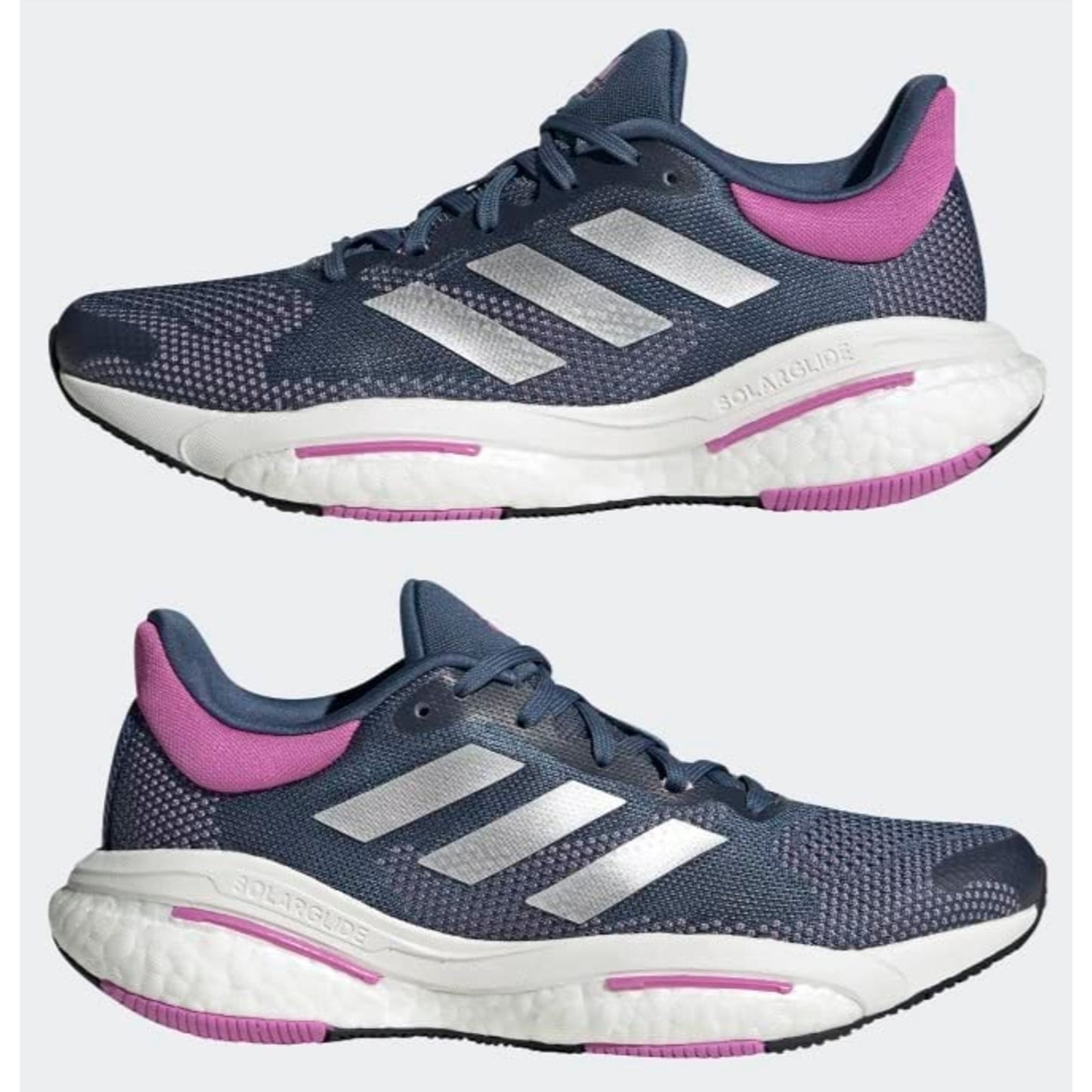 Adidas Women's Solar Glide 5 Running Shoes Athletic Blue Size 9.5 M