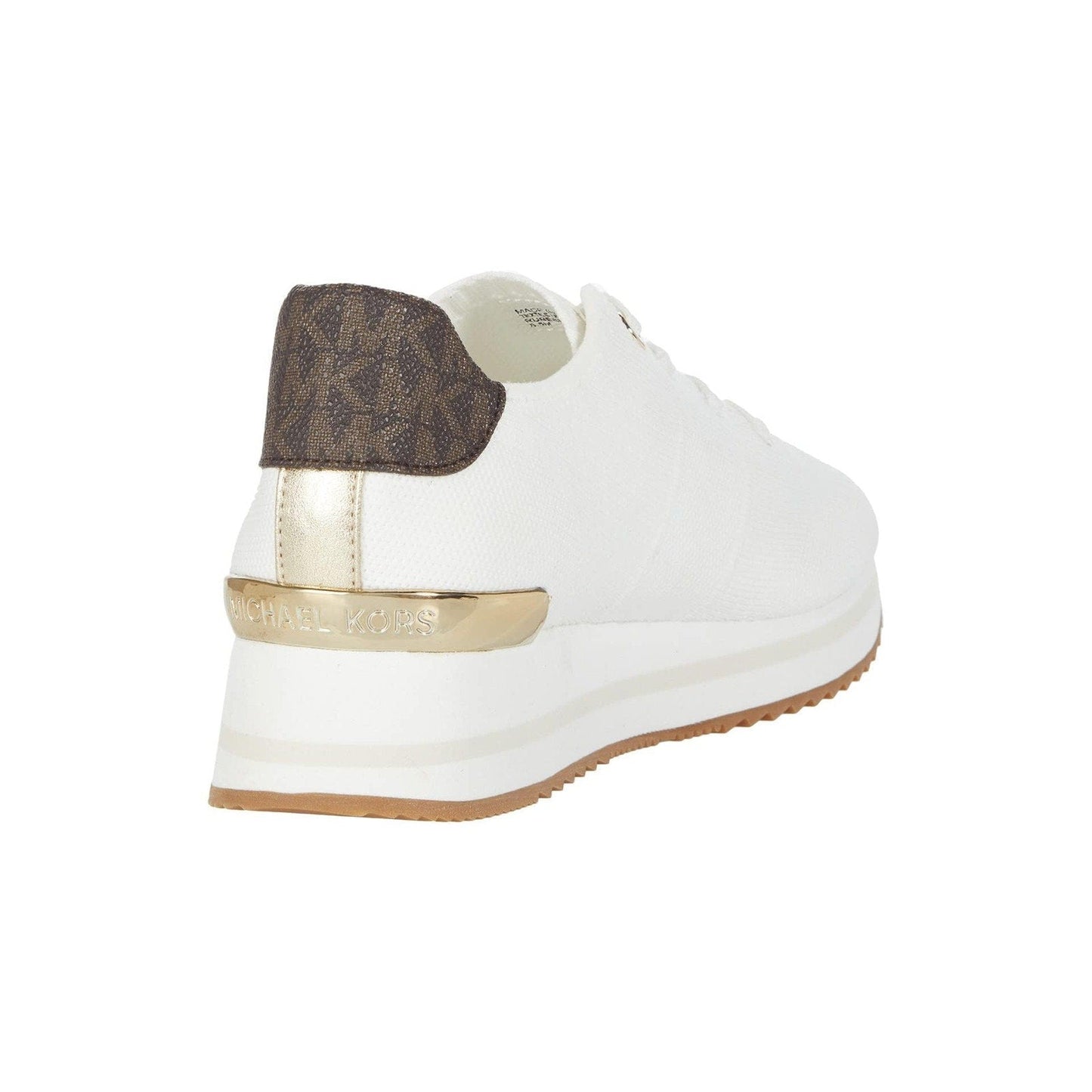 Michael Kors Women's Monique Knit Running Trainer Sneakers White Size 10 M Michael Kors