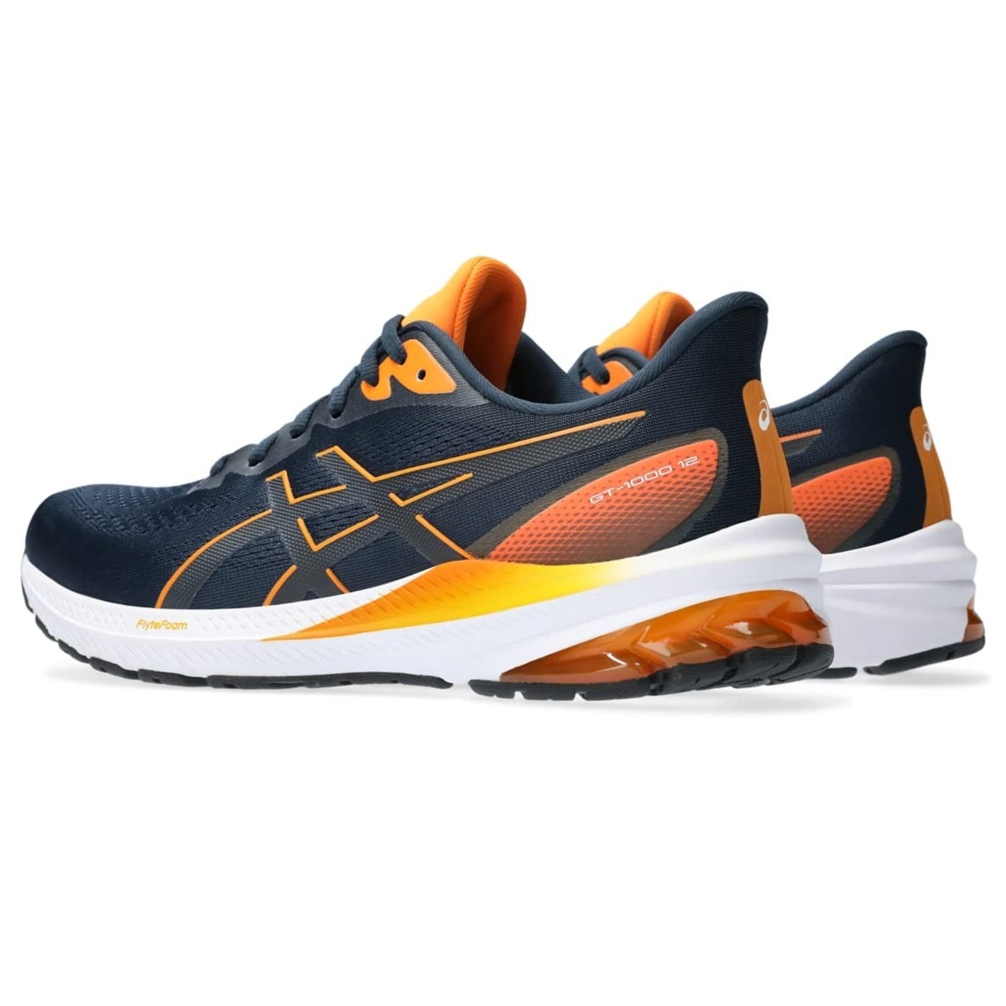 ASICS Men's GT-1000 12 Running Shoes, 14 M , French Blue/Bright Orange
