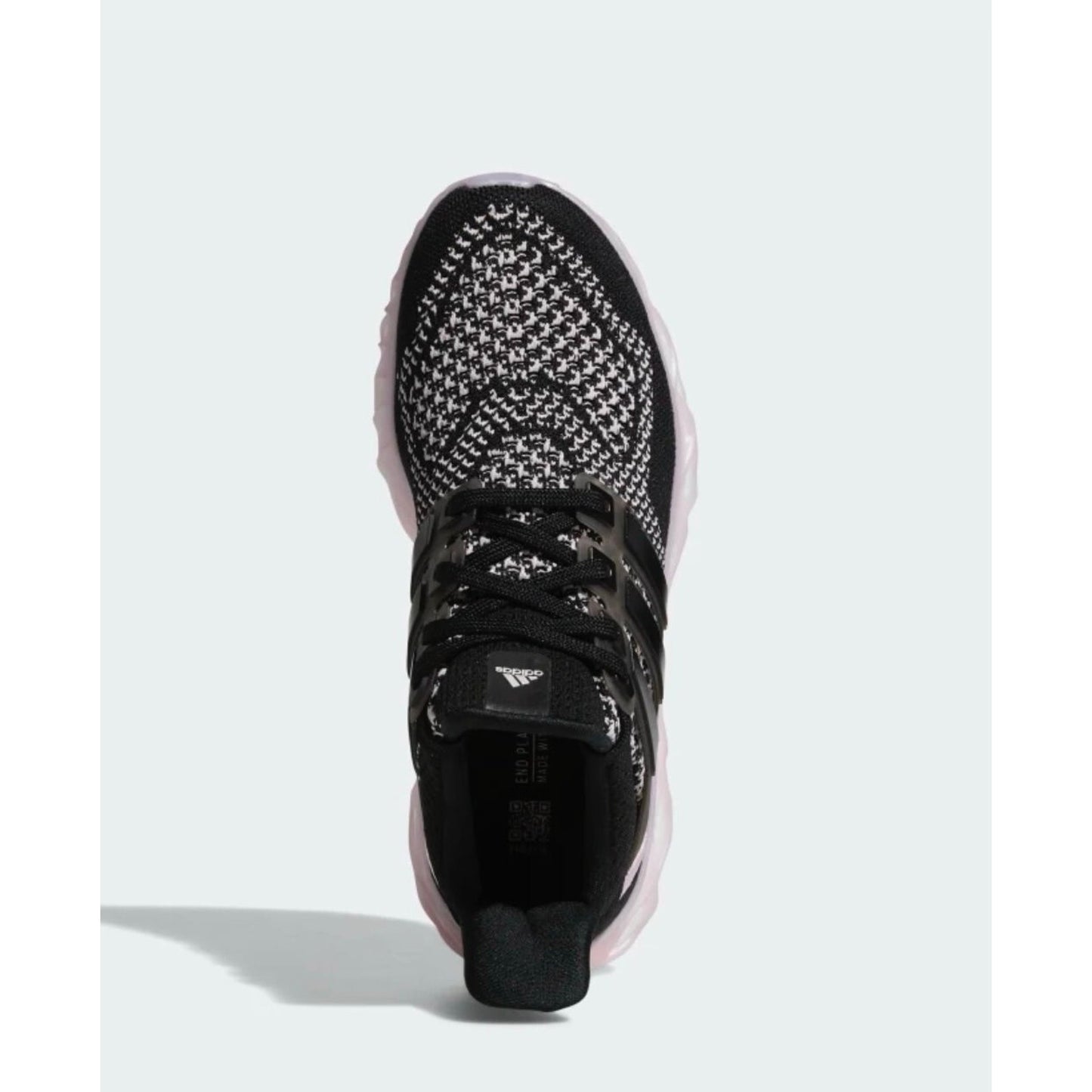 Adidas Ultraboost Web DNA Womens Running Shoes Black/Black/Clear Pink Size 6