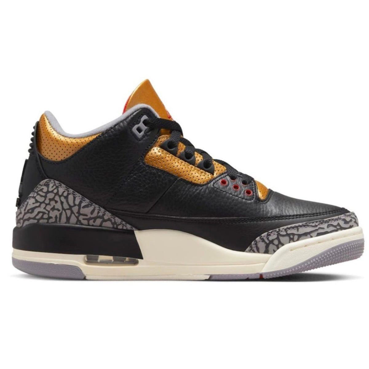 Jordan 3 Retro “Black Gold” basketball Shoes 7 Men / 8.5 Wmn CK9246-067