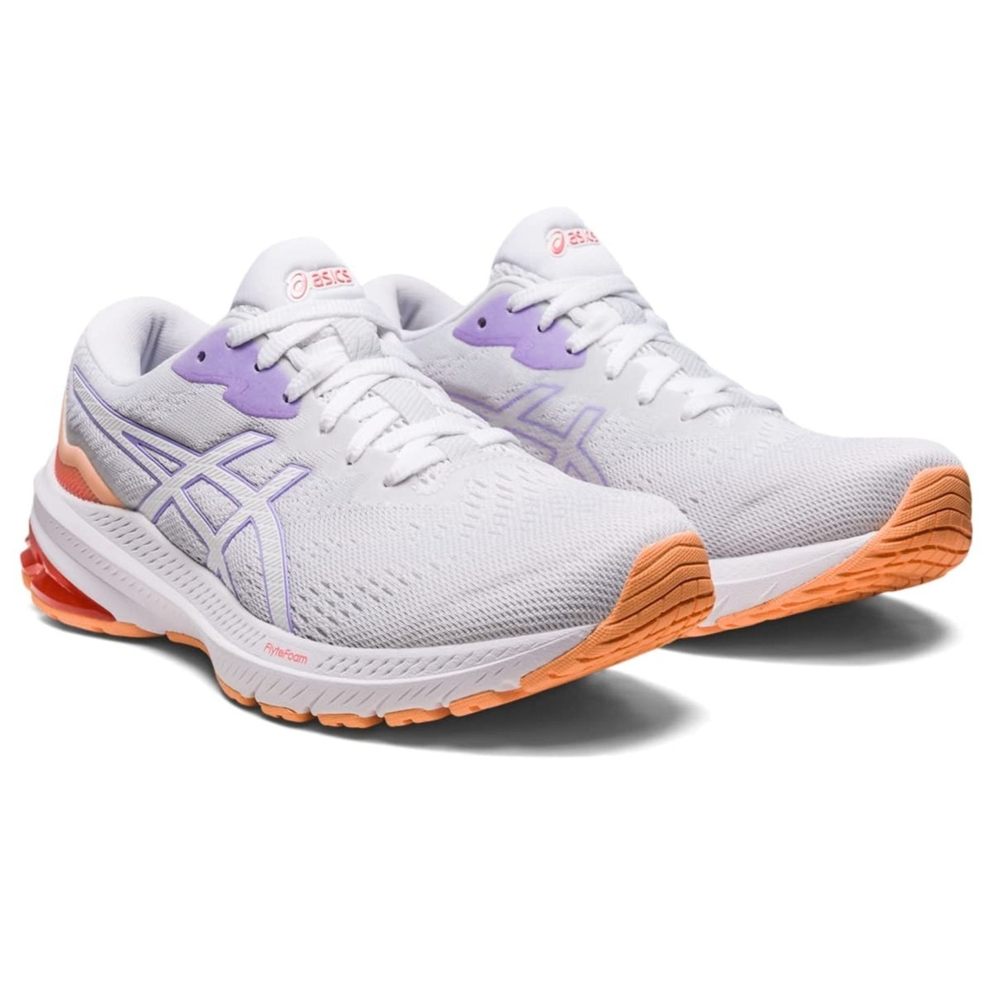 ASICS GT-1000 11 Women's Running Shoes White/Digital Violet 10.5 M