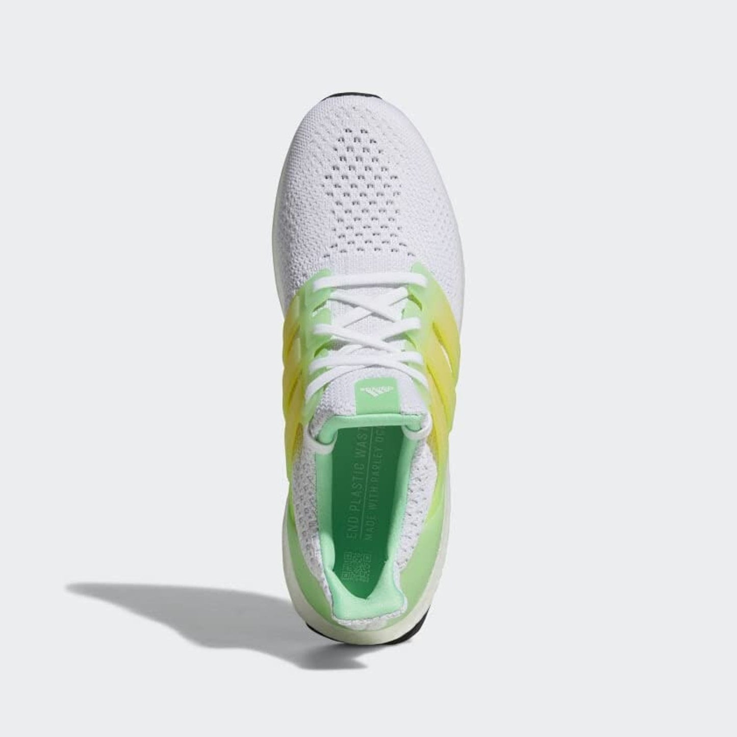 Adidas Ultraboost 5.0 DNA Men's Running Shoes Size 12 M White/White/Beam Green
