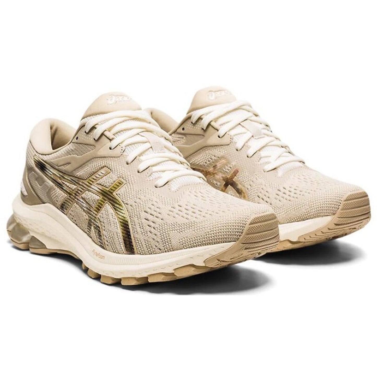 ASICS GT-1000 10 Women's Running Shoes Cream/Putty Size 8 M
