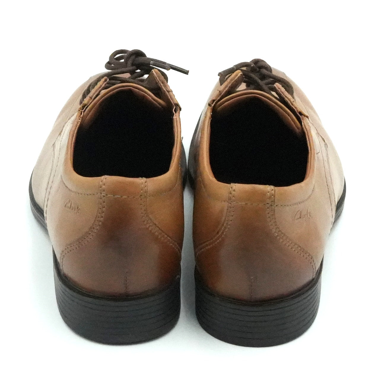 Clarks Whiddon Step Loafers Men's Shoes Brown Leather US 8 M