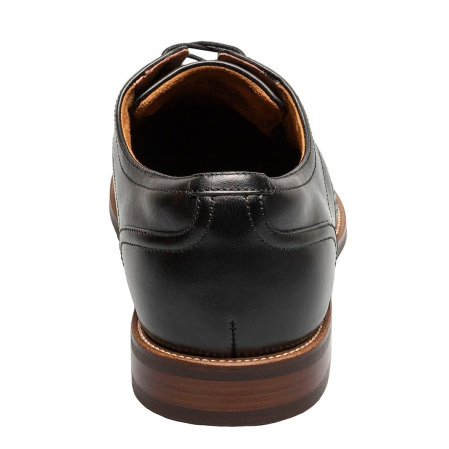 Florsheim Rucci Weave Cap Toe Oxford Men's Oxford Black leather 8.5 M New