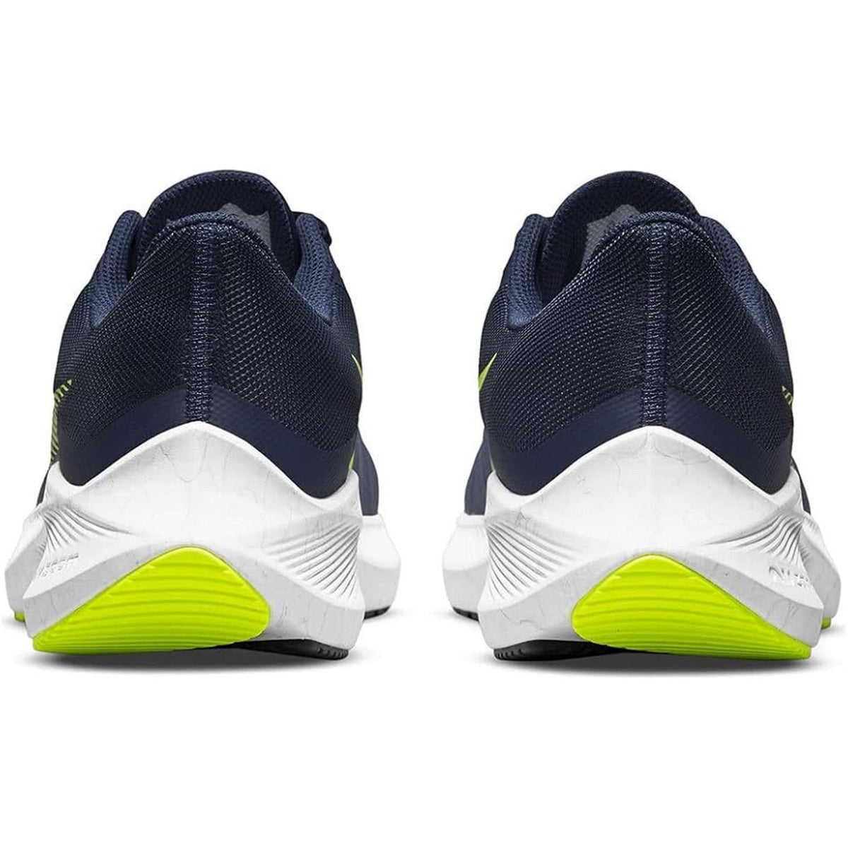 Nike Zoom Winflo 8 Men's running shoes Midnight Navy Volt White size 9