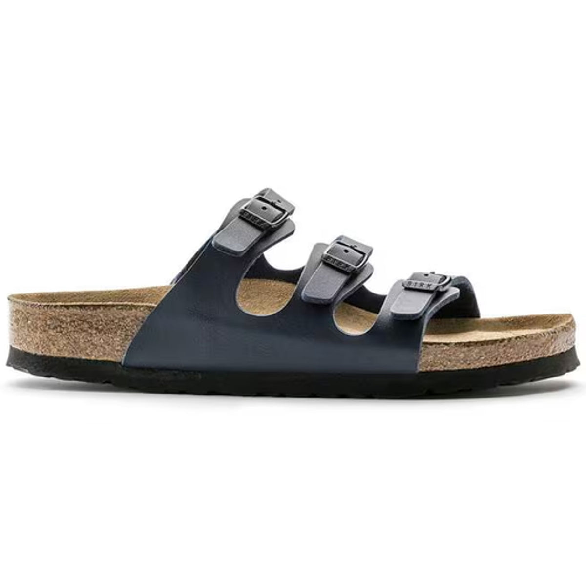 Birkenstock Florida Blue Birkibuc Soft Footbed Sandals Size Eu 41 Women 10/Men 8