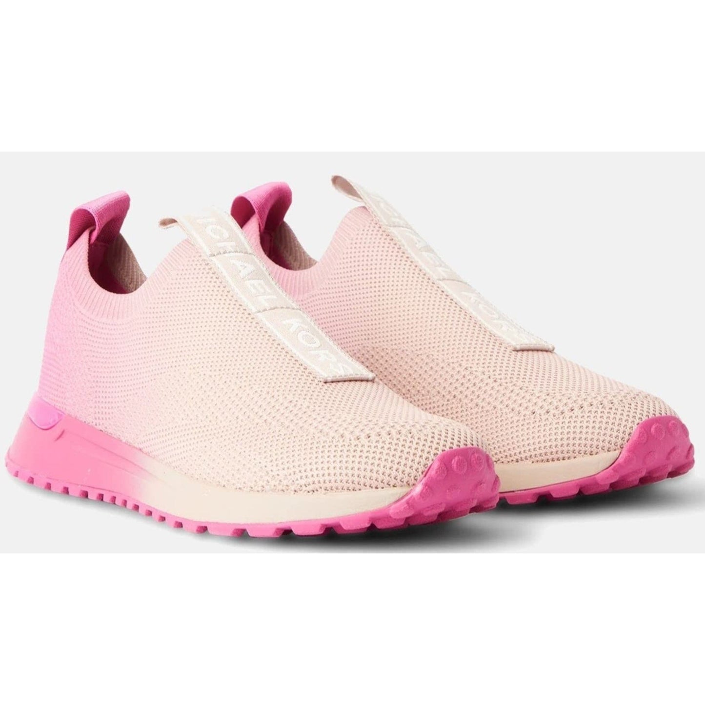 Michael Kors Bodie Slip On Soft Pink Gradient soft Knit Women’s 7 M Michael Kors