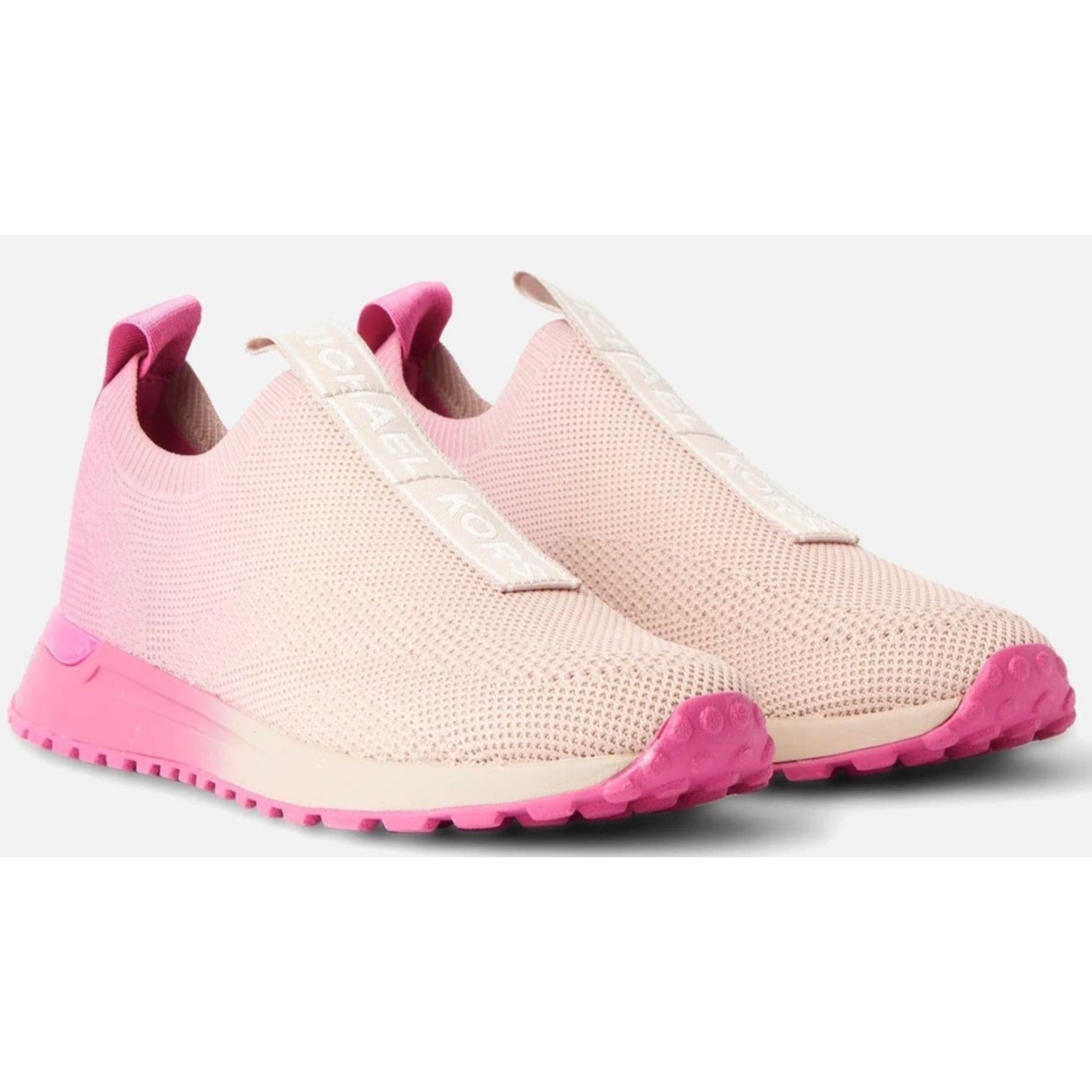 Michael Kors Bodie Slip On Soft Pink Gradient soft Knit Women’s 7 M Michael Kors
