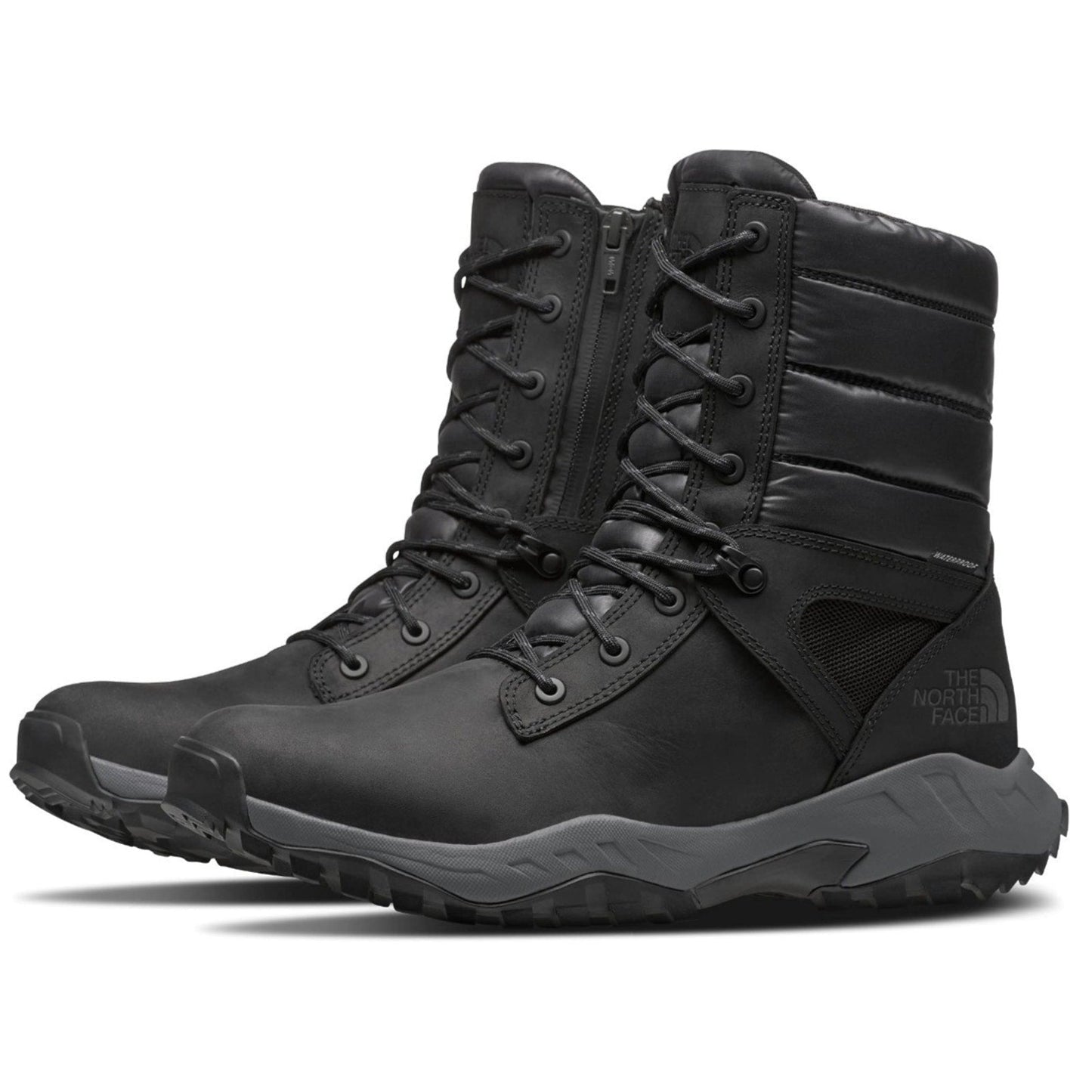 The North Face Thermoball Zip-Up Mens Boots TNF Black/Zinc Grey Sz 12.5 The North Face