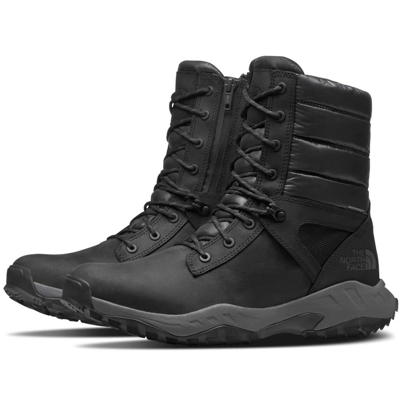 The North Face Thermoball Zip-Up Mens Boots TNF Black/Zinc Grey Sz 12.5 The North Face