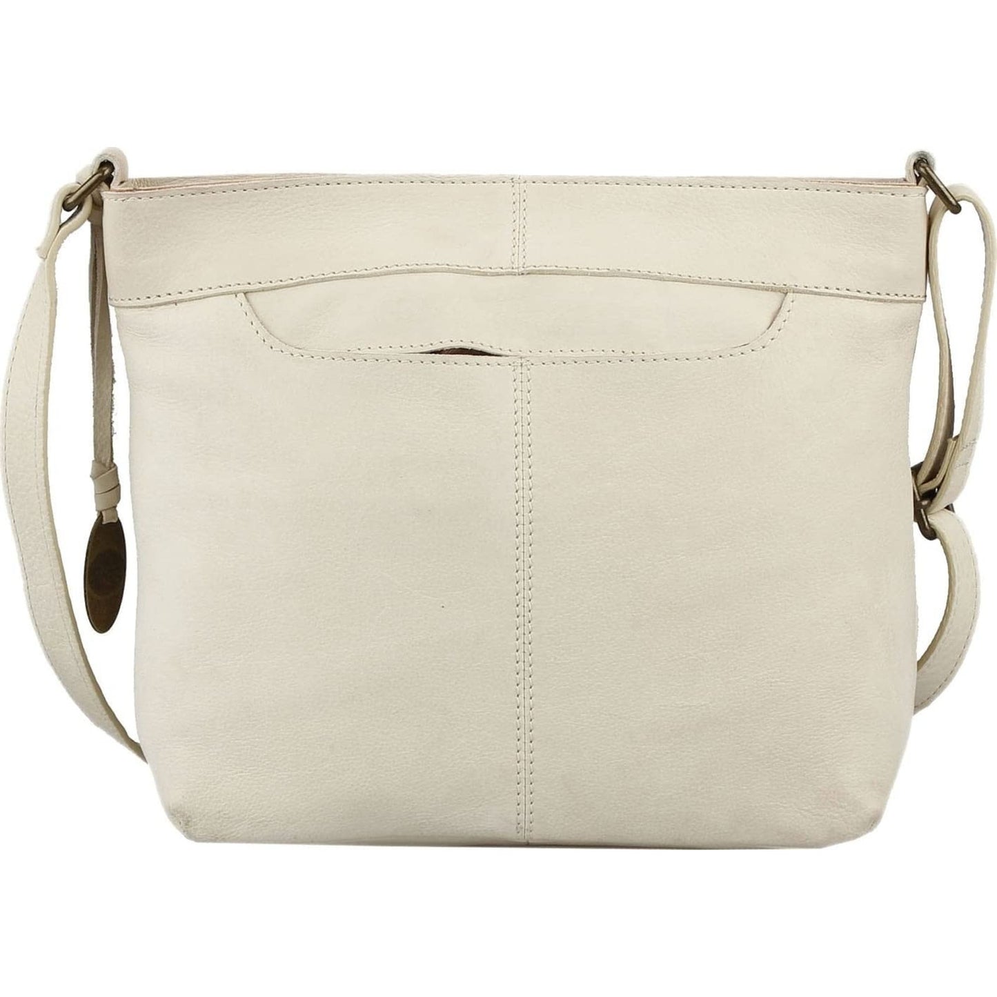 BORN Farrell Organizer Crossbody Bone One Size 9x4x9 in