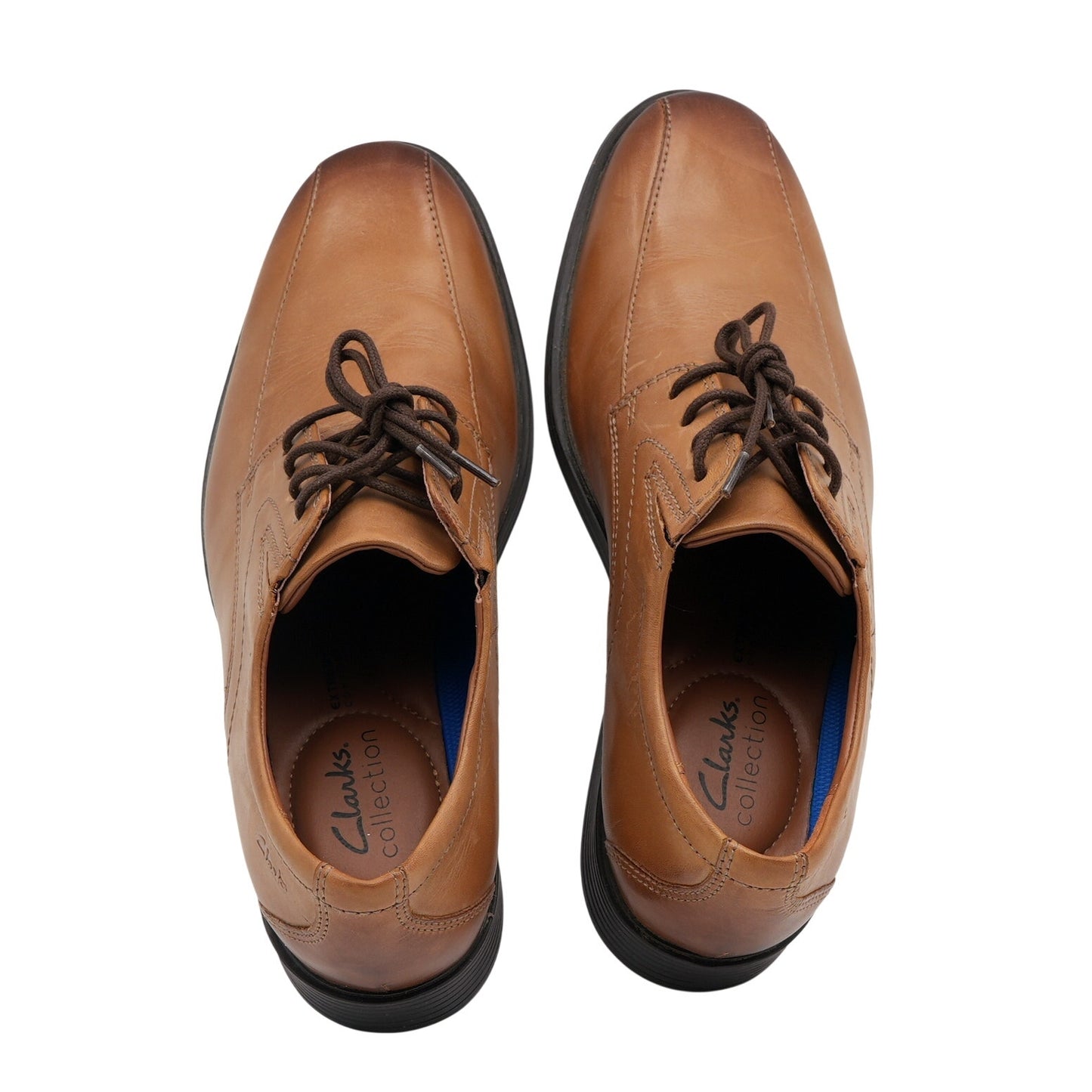 Clarks Whiddon Step Loafers Men's Shoes Brown Leather US 8 M