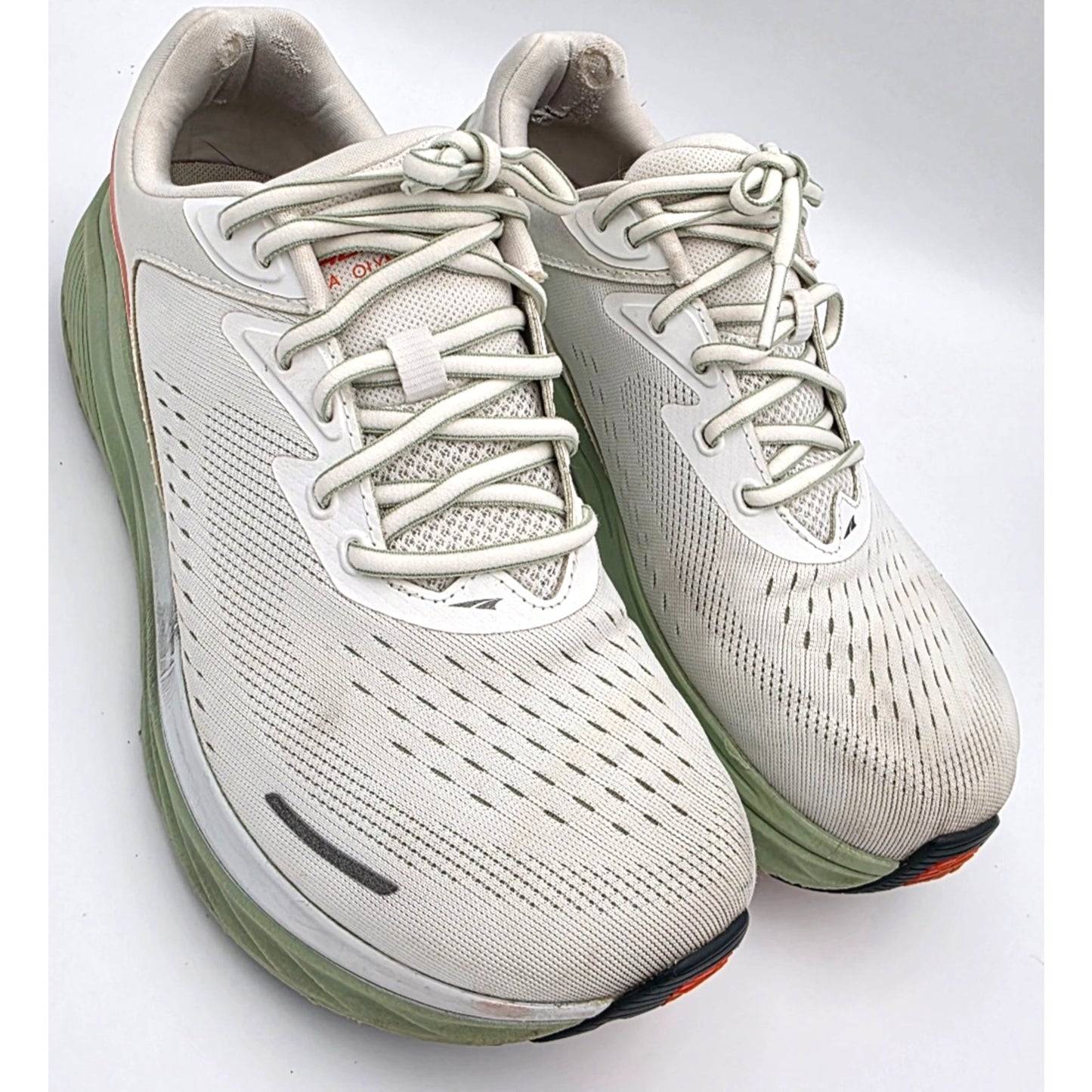 Altra Via Olympus 2 Mens Size 8 White Green Athletic Running Shoes Sneakers