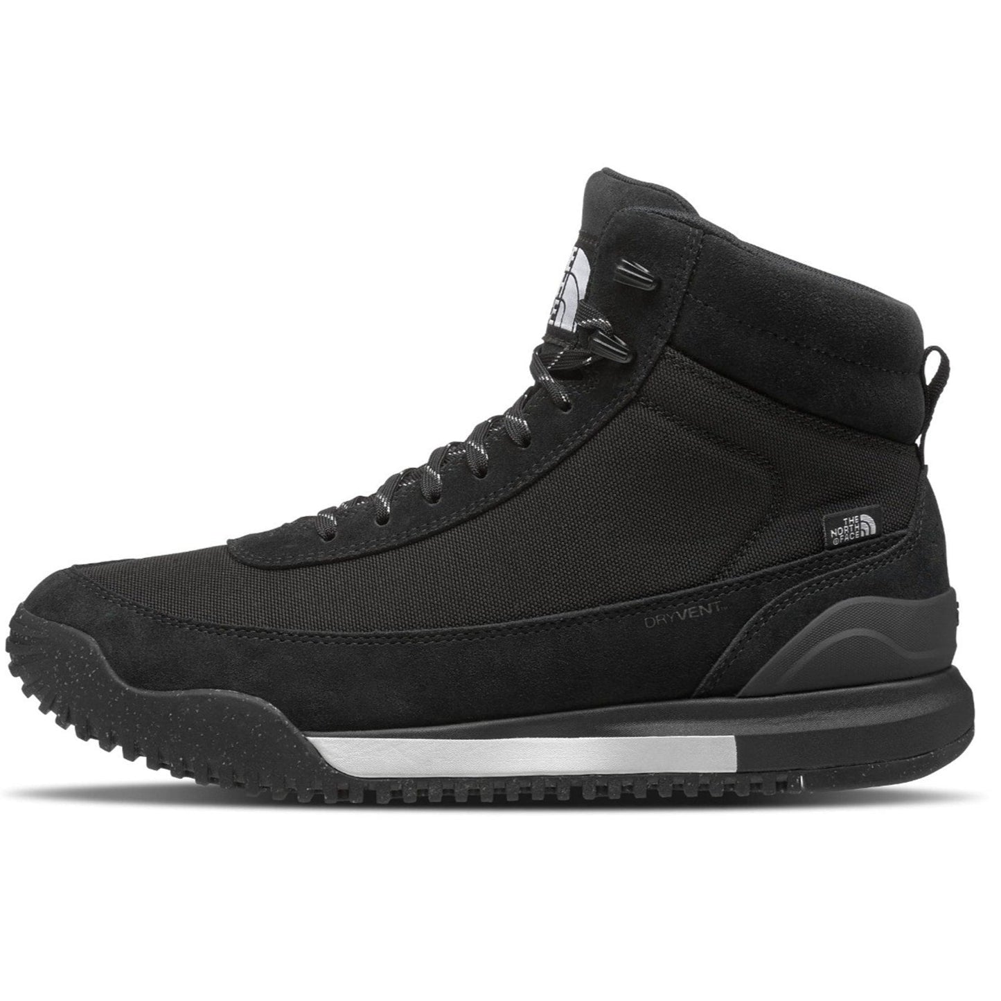 The North Face Woman Hiking Boot Back-To-Berkeley III Textile WP Black/White 9 M The North Face