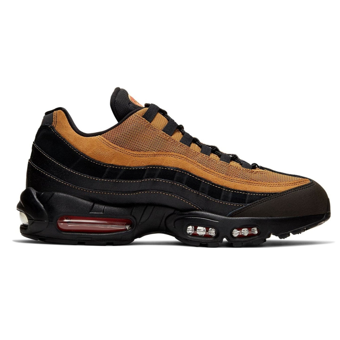 Nike Air Max 95 Essential Black-Cosmic Clay-Wheat Mens Sz 10.5 M AT9865-014