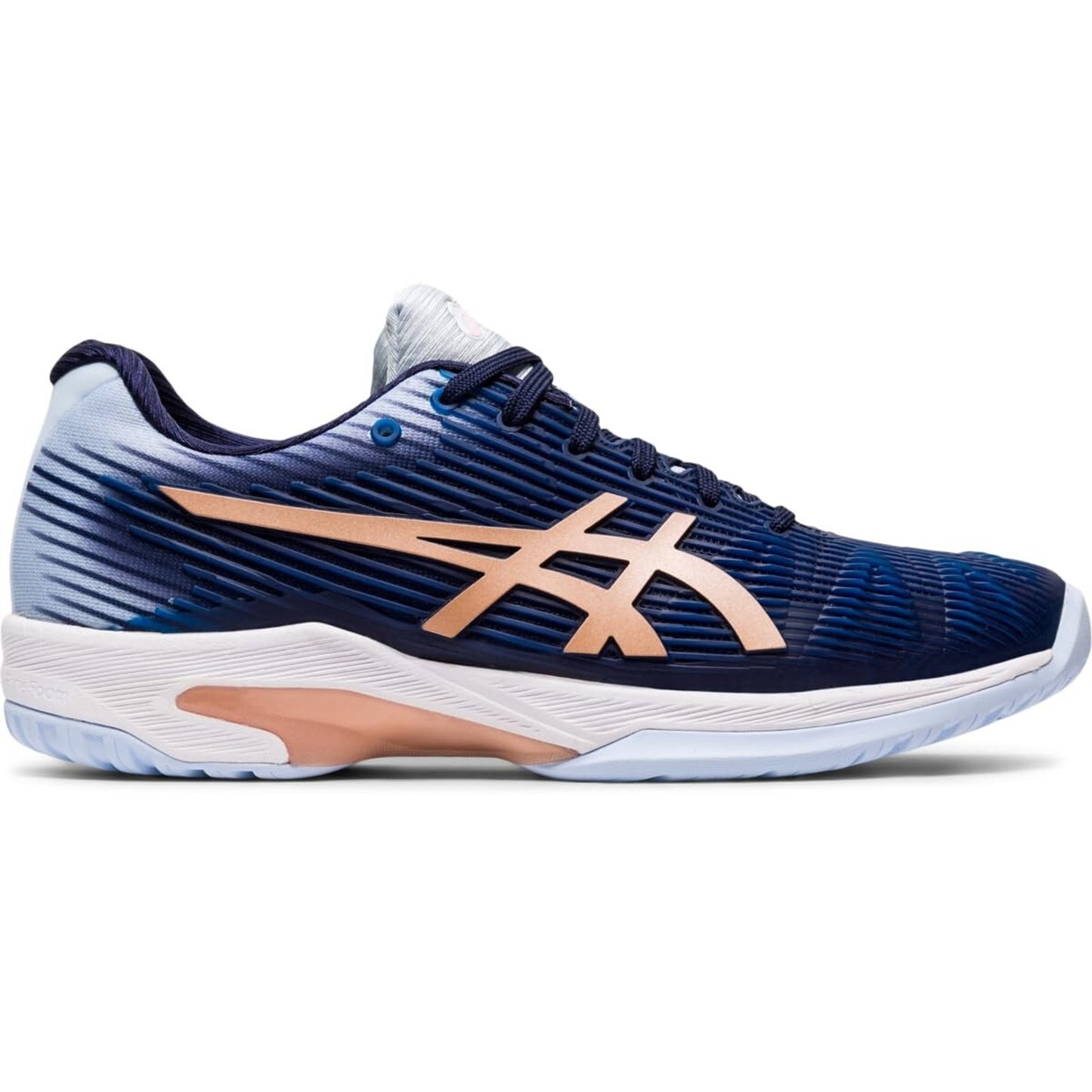 ASICS Solution Speed FF FlyteFoam WMNS Shoes 1042A002-413 Peacoat/Rose Gold 9.5