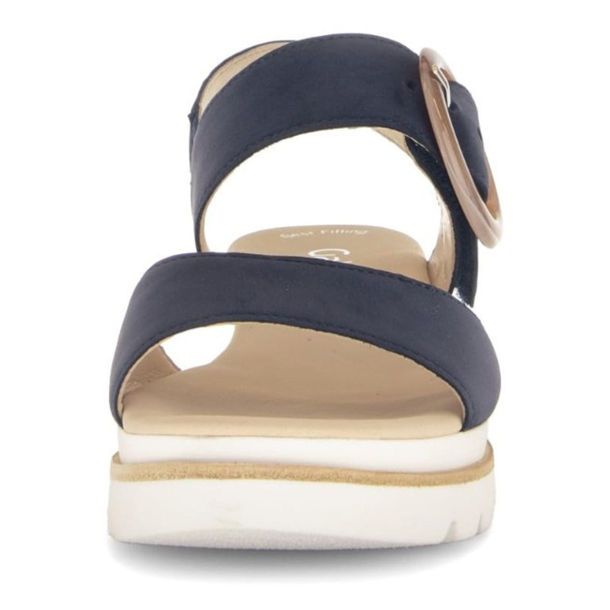 Gabor Keil Women's platform wedge Sandals Blue Nubuk Size 6.5
