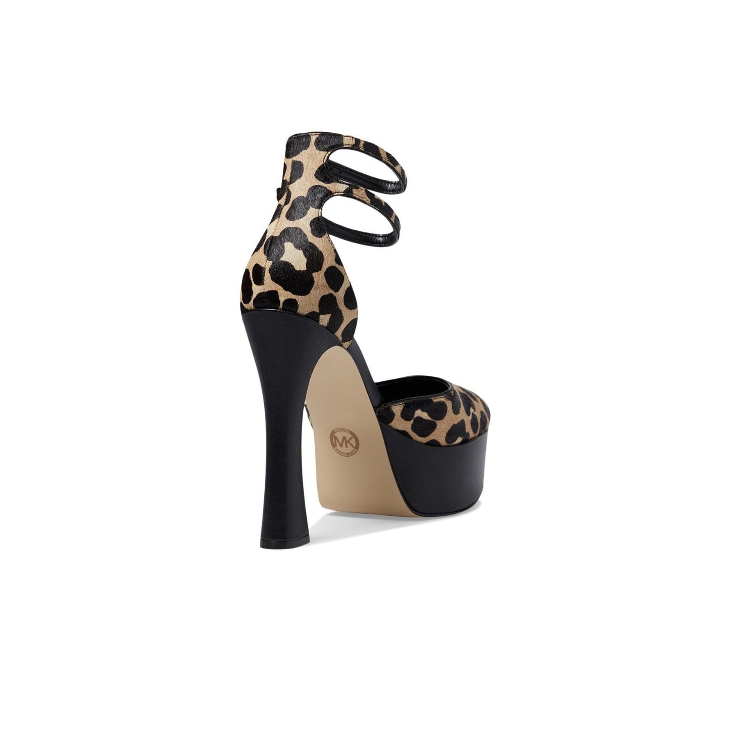 MICHAEL Michael Kors Martina Leopard Print Calf Hair Womens Platform Pump 10 M