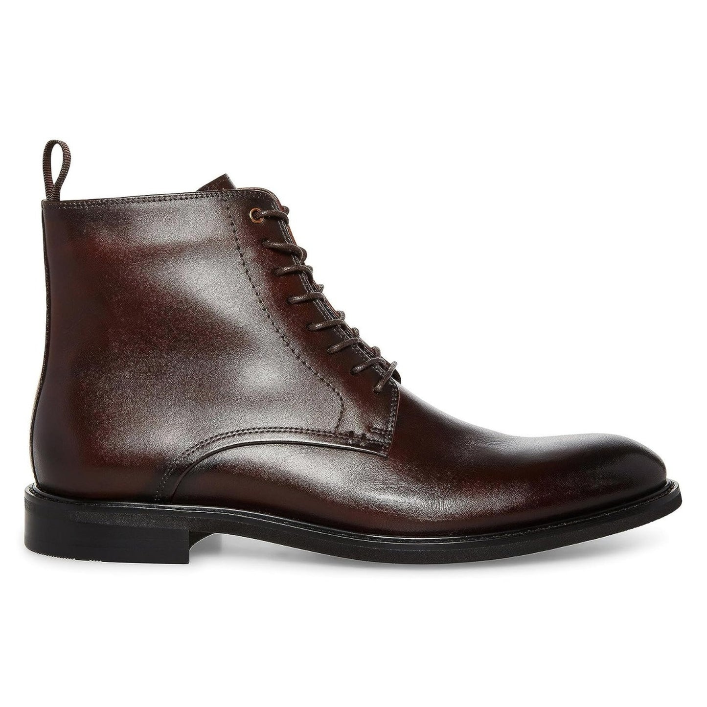 Steve Madden Yorick Men’s Leather Boots Brown Casual Lace Up Size 12 M