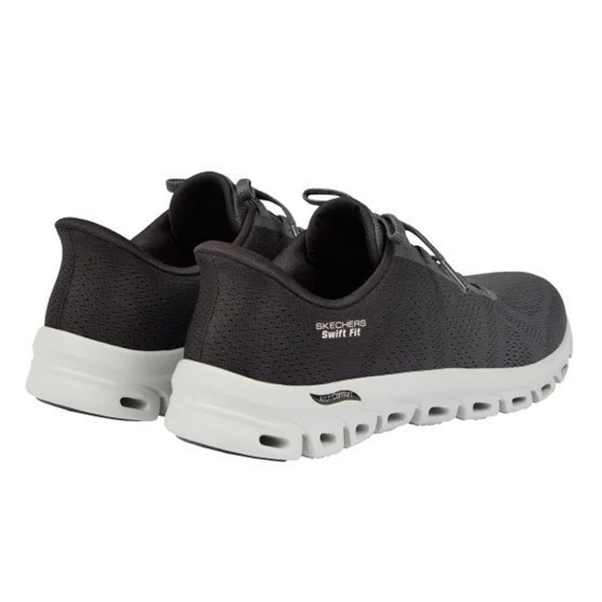 SKECHERS Hands Free Swift Fit Women's Black Mesh Lightweight Sneakers 8.5 M