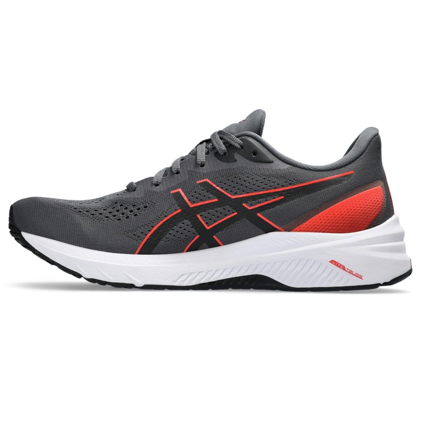 ASICS Men's GT-1000 12 Running Shoe, Carrier Grey/True RED 9.5 EXTRA WIDE 4E