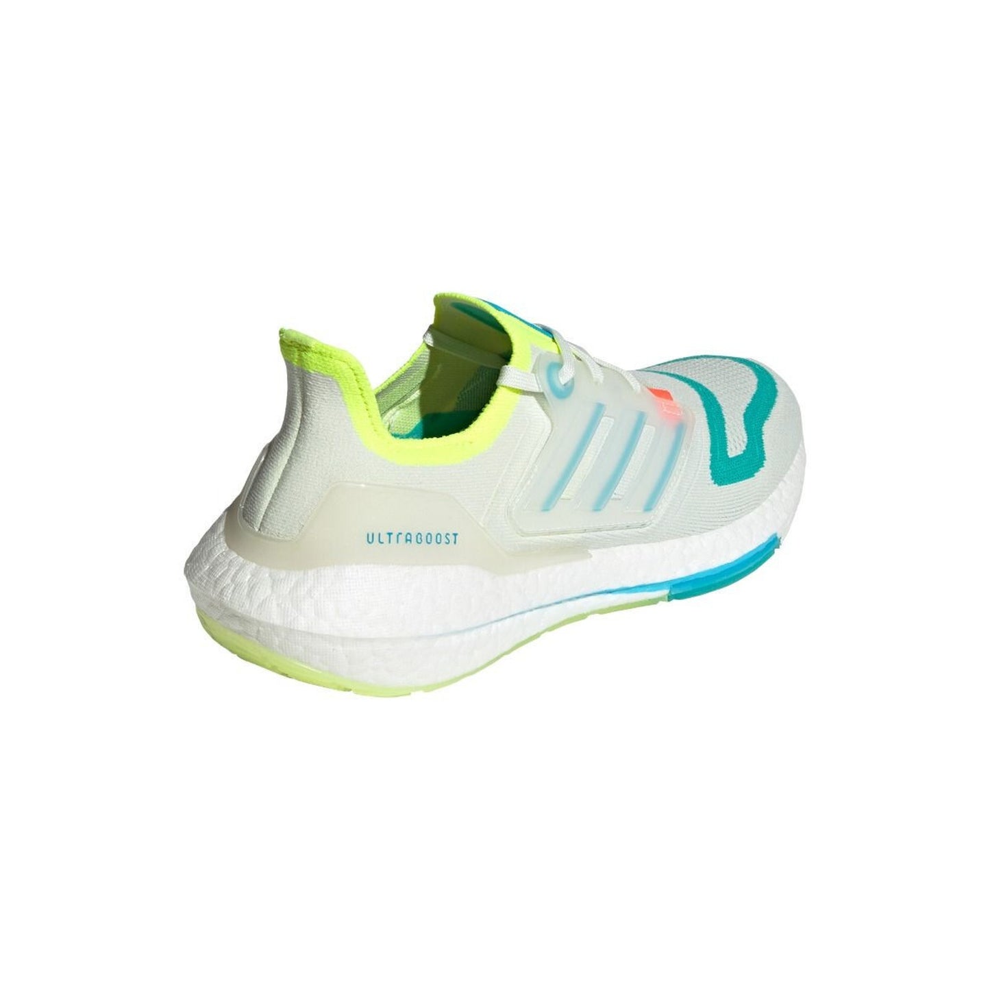 adidas Ultraboost 22 Men Running Shoes White Tint/Sky Rush/Mint Rush 15 D M