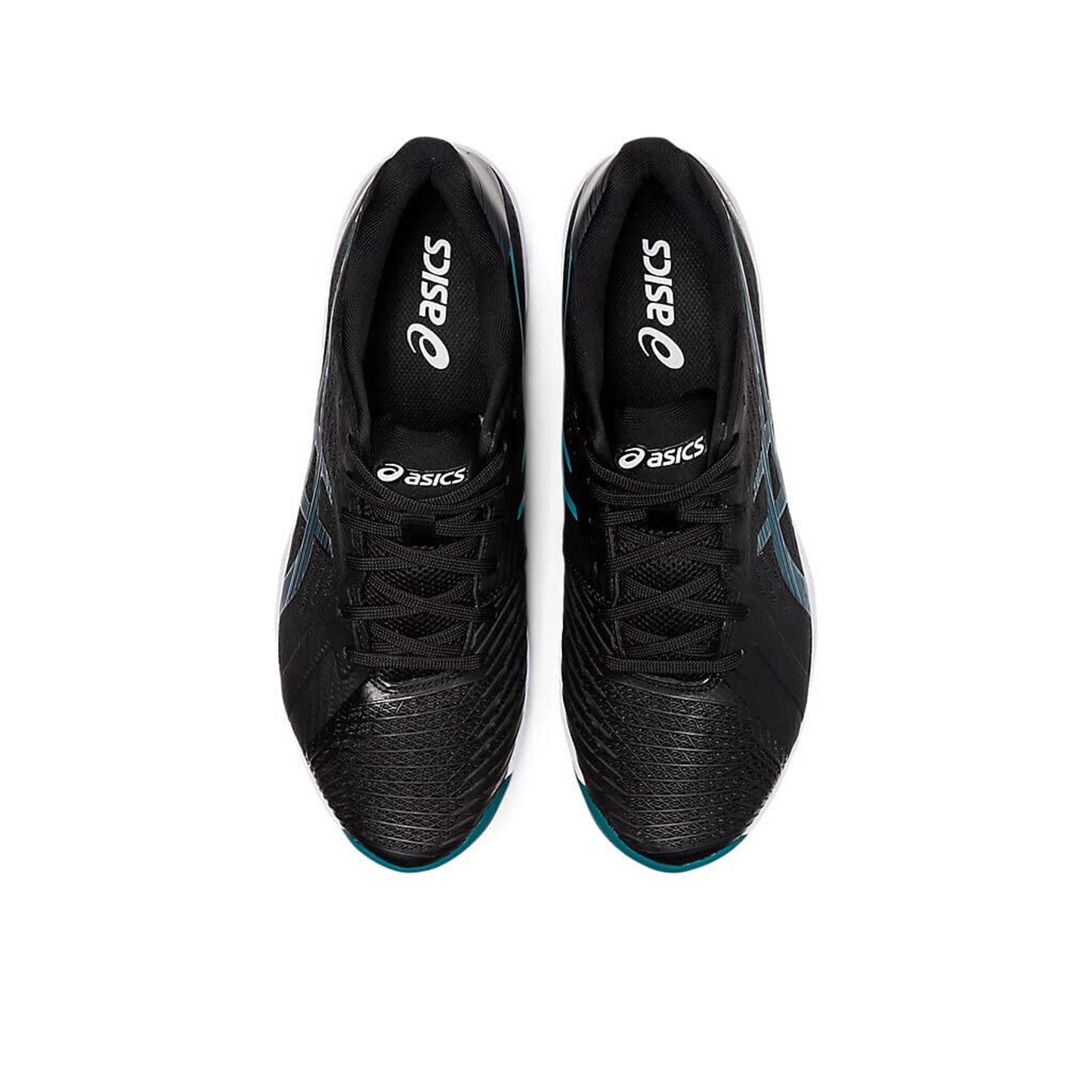Asics Solution Swift FlyteFoam Clay Men's Tennis Shoe Black/Misty Pine Size 8 US