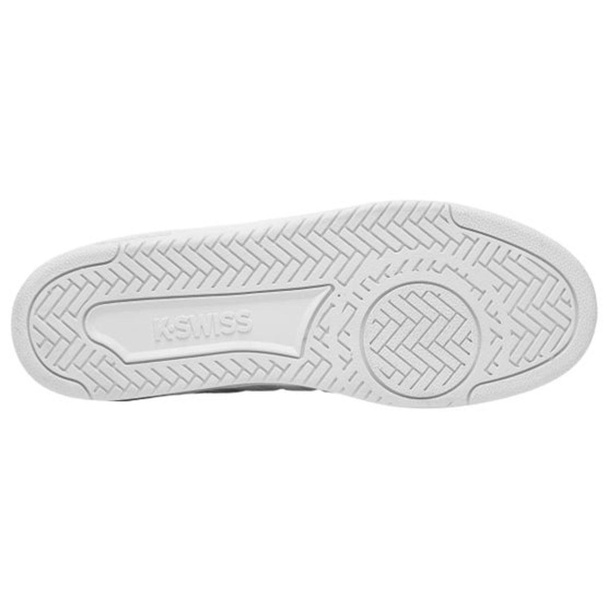 K-Swiss Women's Court Sneaker Lightweight Synthetic White Leather Size 8
