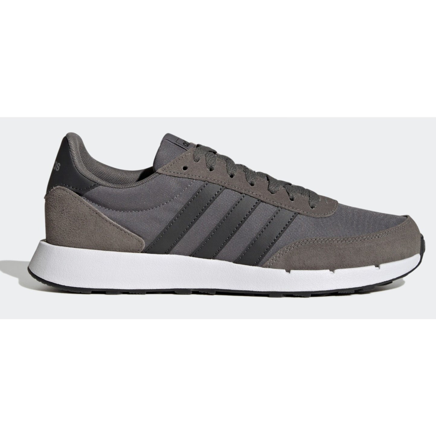 adidas Run 60s 2.0 Shoes Mens 11.5 Grey Four Carbon Running Sneaker GX1740 NEW