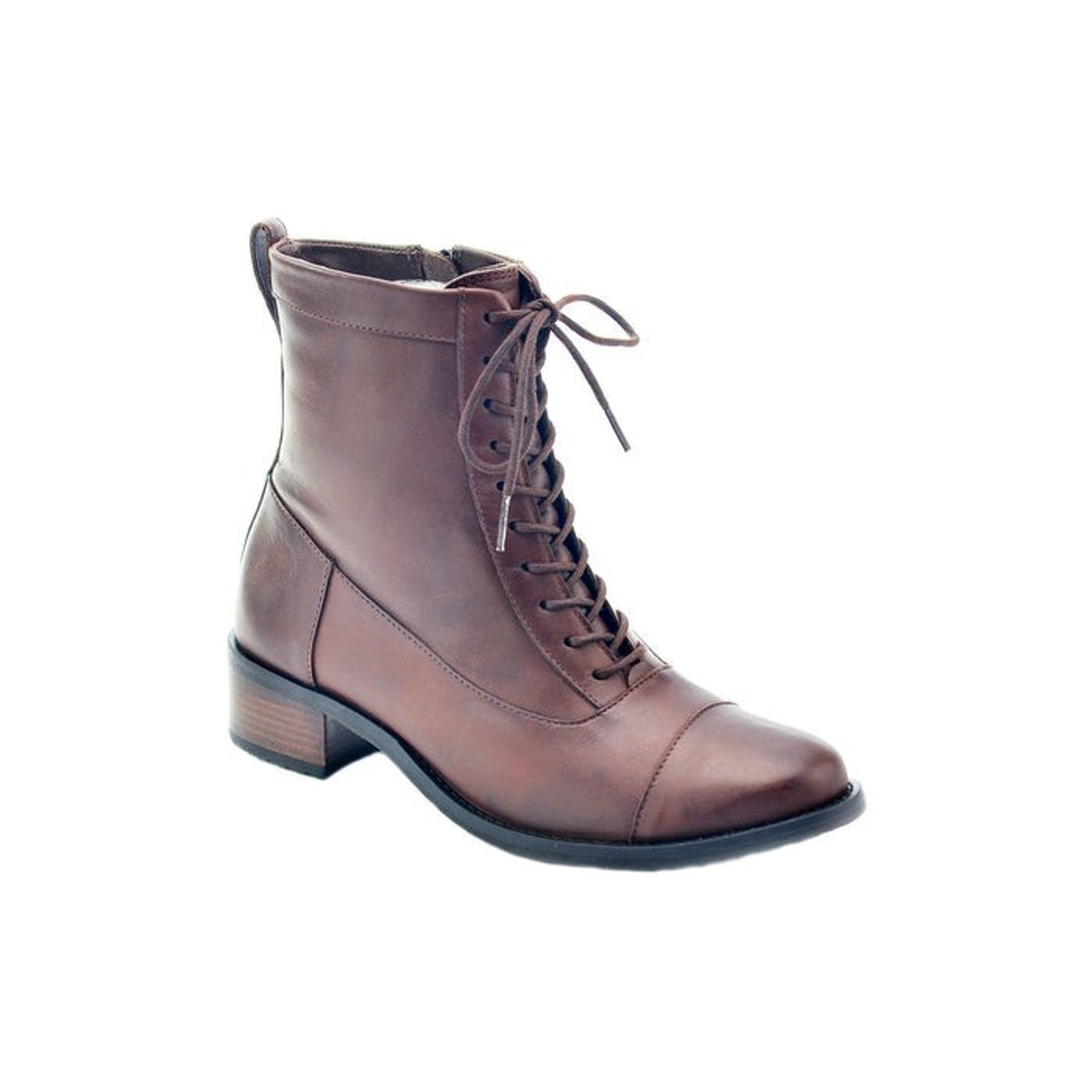 David Tate Womens Explorer Boot  Brown Soft Calf Leather Lace Up US 8.5 M