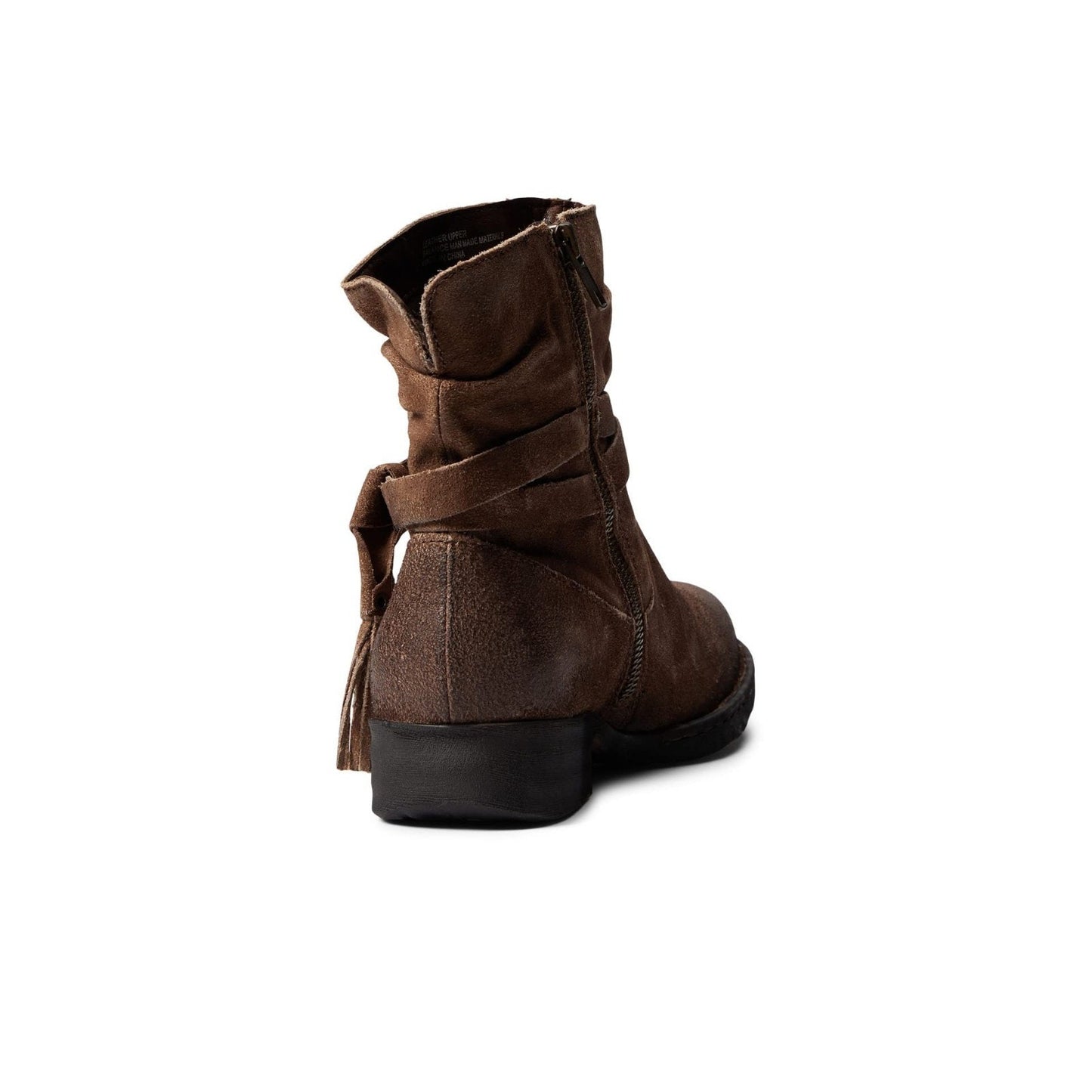 Born Kenya Ankle Boots Distressed Suede Taupe Womens Size 9.5 M