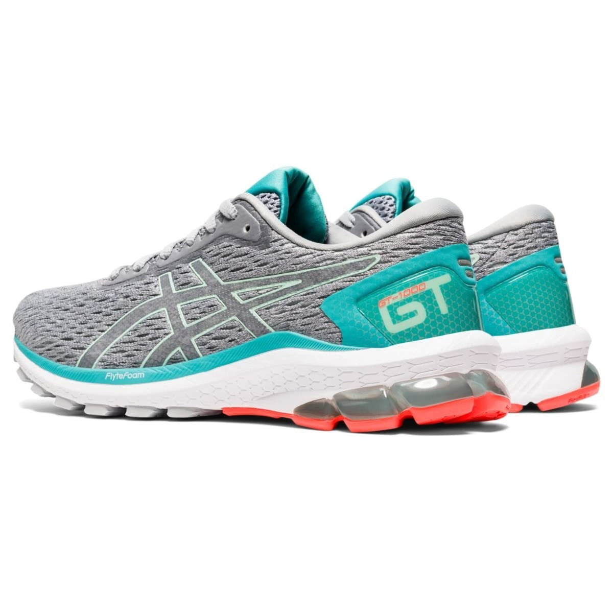 ASICS GT-1000 9 Women's running shoes Piedmont Grey/Bio Mint Size 7 M