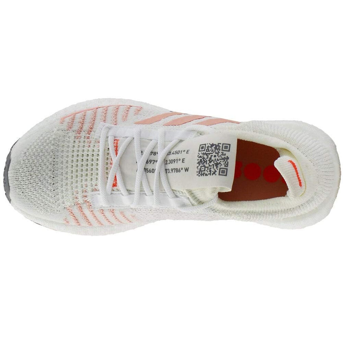 Adidas Women's Pulseboost HD Running Shoes, FU7341, White/Pink, Size 11.5