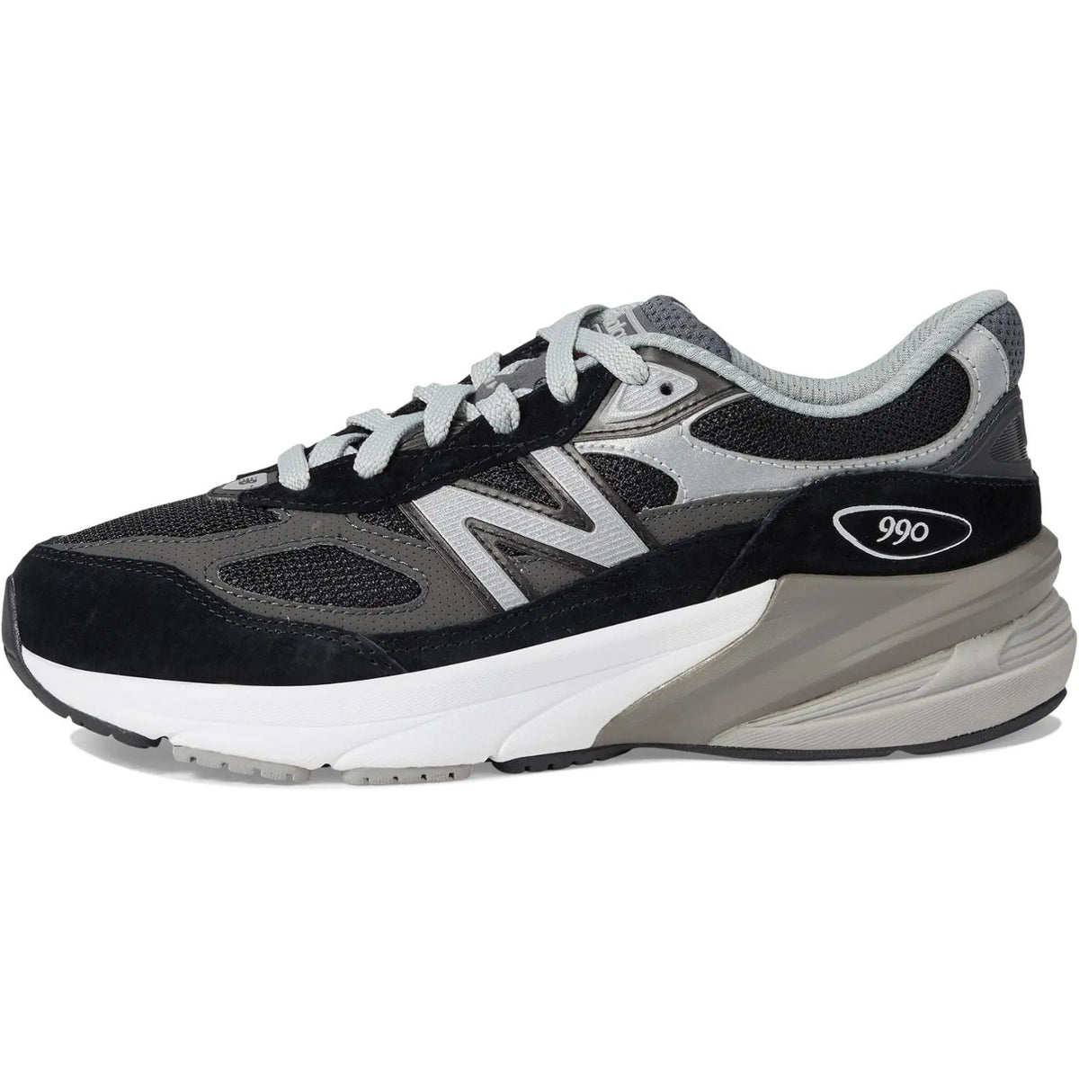 New Balance FuelCell 990v6 Big Kid Size 4 / Women 5.5 Running Shoes Black Grey