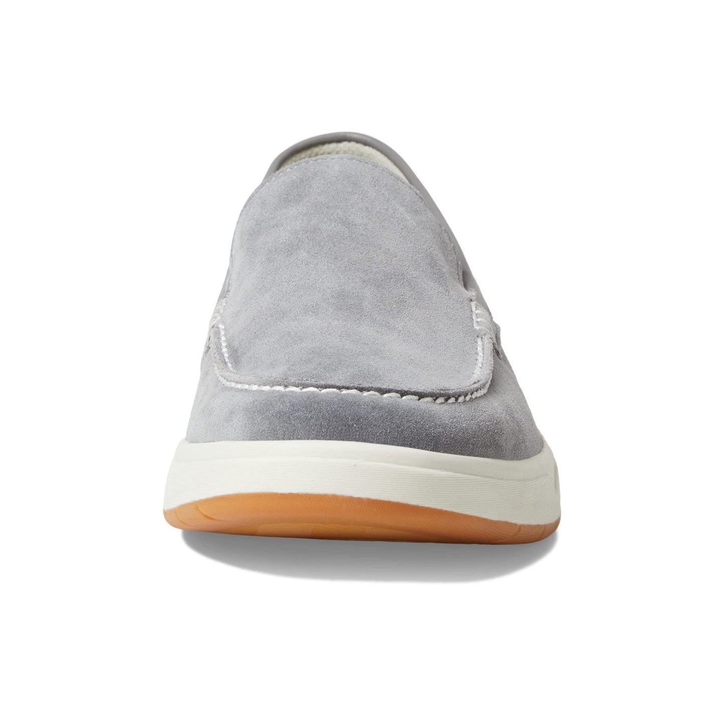 Florsheim Heist Moc Toe Men's Venetian Loafer Grey Slip On Suede 9.5 Wide 2E