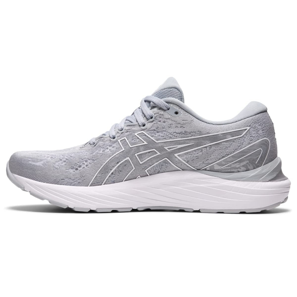 ASICS Women's Gel Cumulus 23 Running Shoes, Piedmont Grey/White 9.5 M
