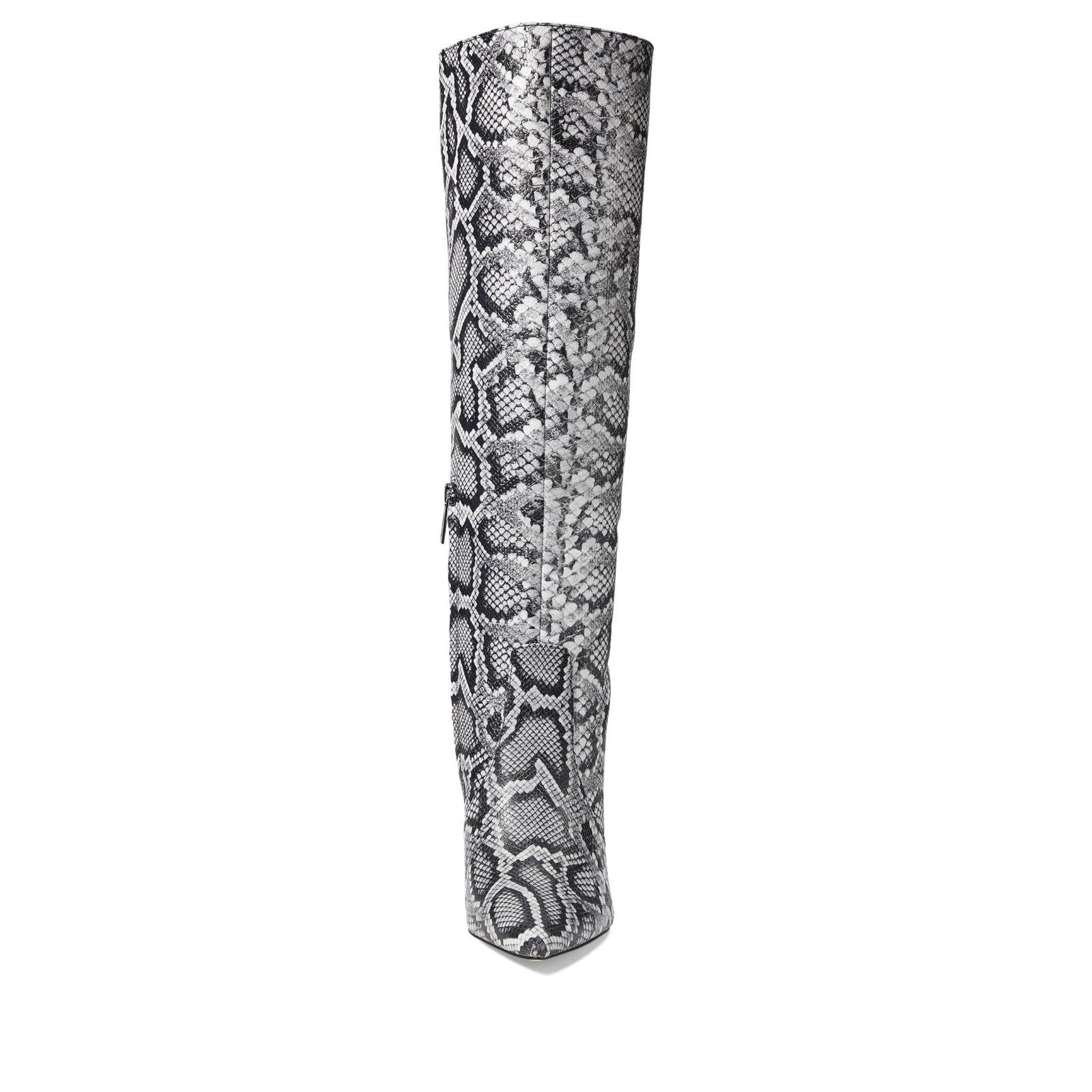 Michael Kors Isra Snake Embossed Leather Wedge Boot Size 8 M Michael Kors