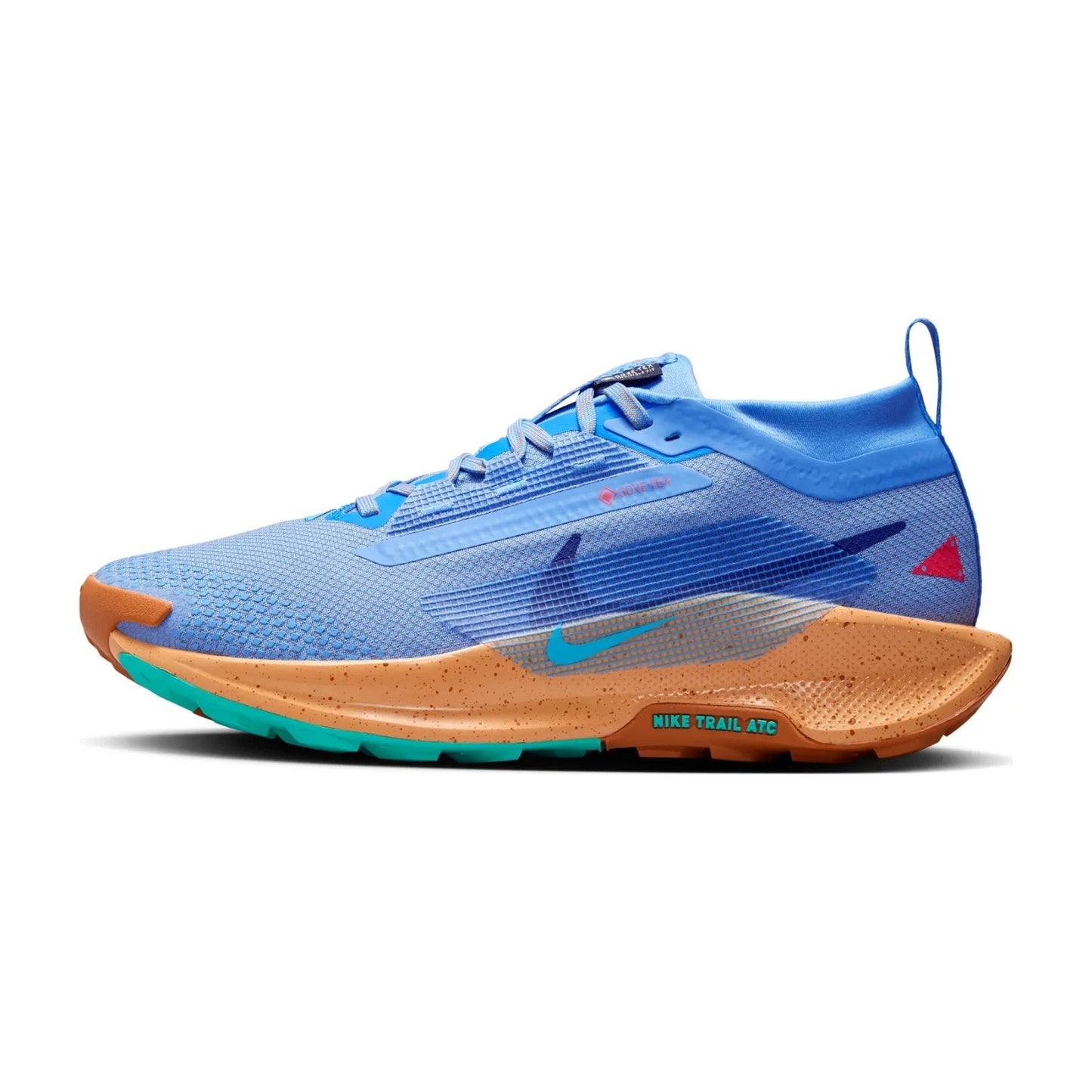 Size 9.5 Nike Pegasus Trail 5 Gore-Tex Blue Beyond Copper Moon Monarch Blue