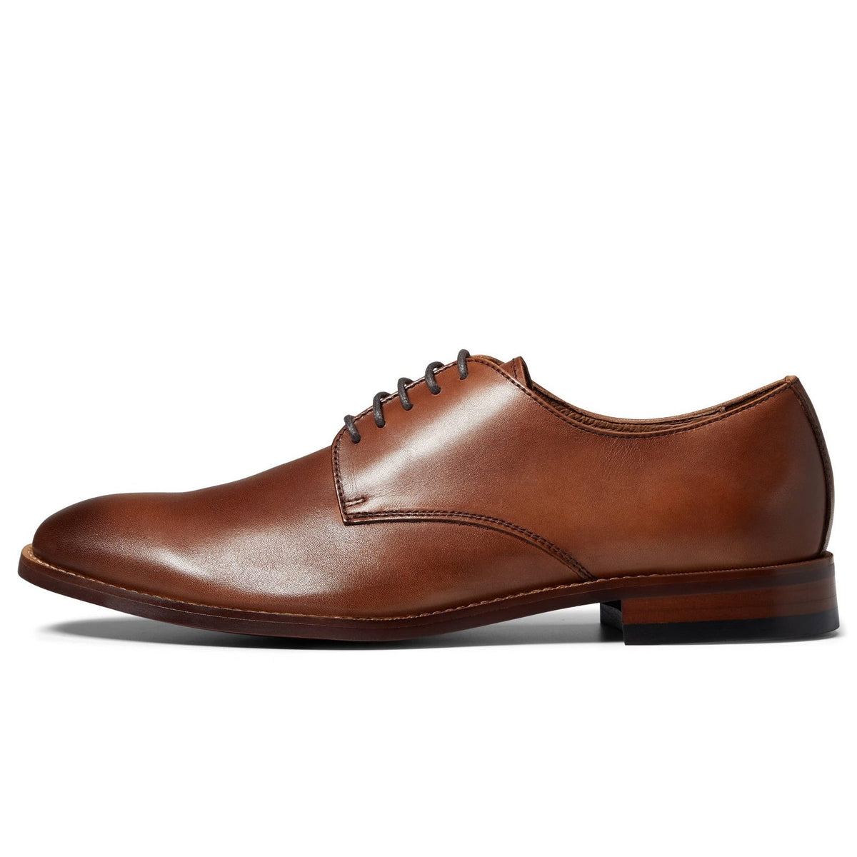 Winthrop Crescent, Men’s Derby Dress Shoes Brown Leather Size 12