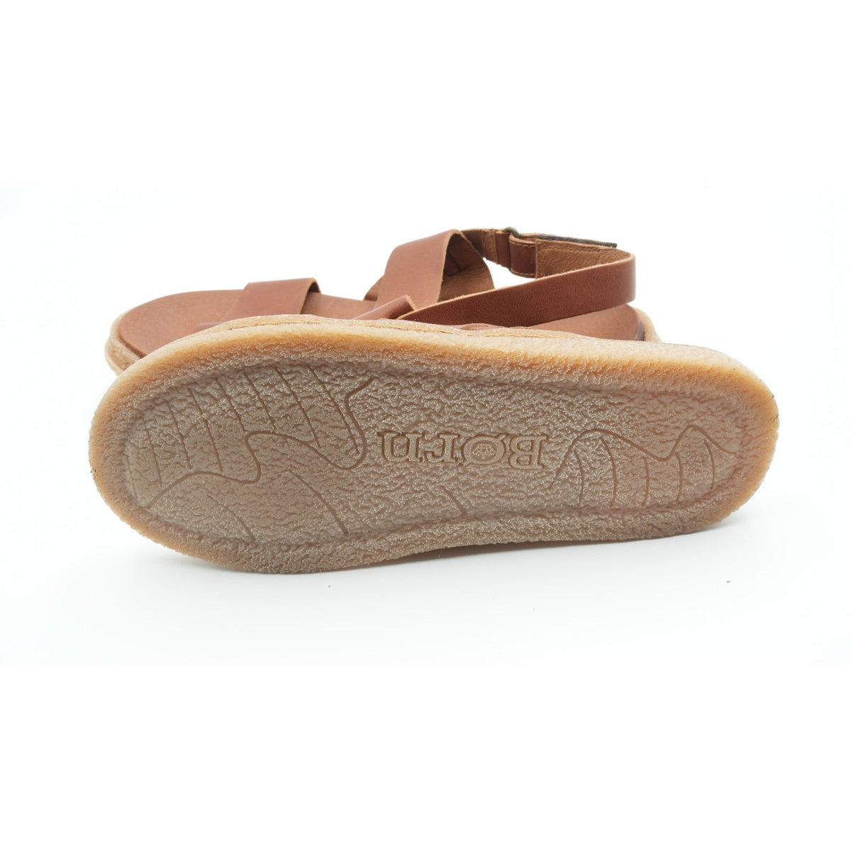BORN Cadyn Brown Leather Women's Sandal Slingback Comfort Size 8 M