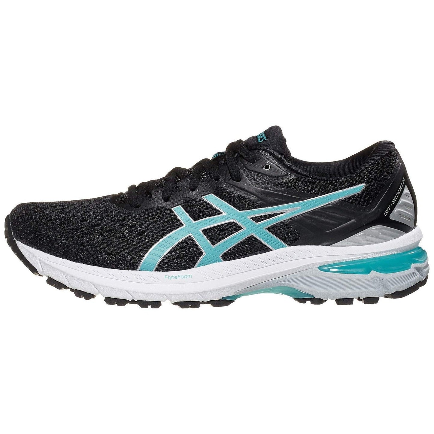 ASICS GT-2000 9 Women's Running shoes Black/Techno Cyan 10.5 D - Wide