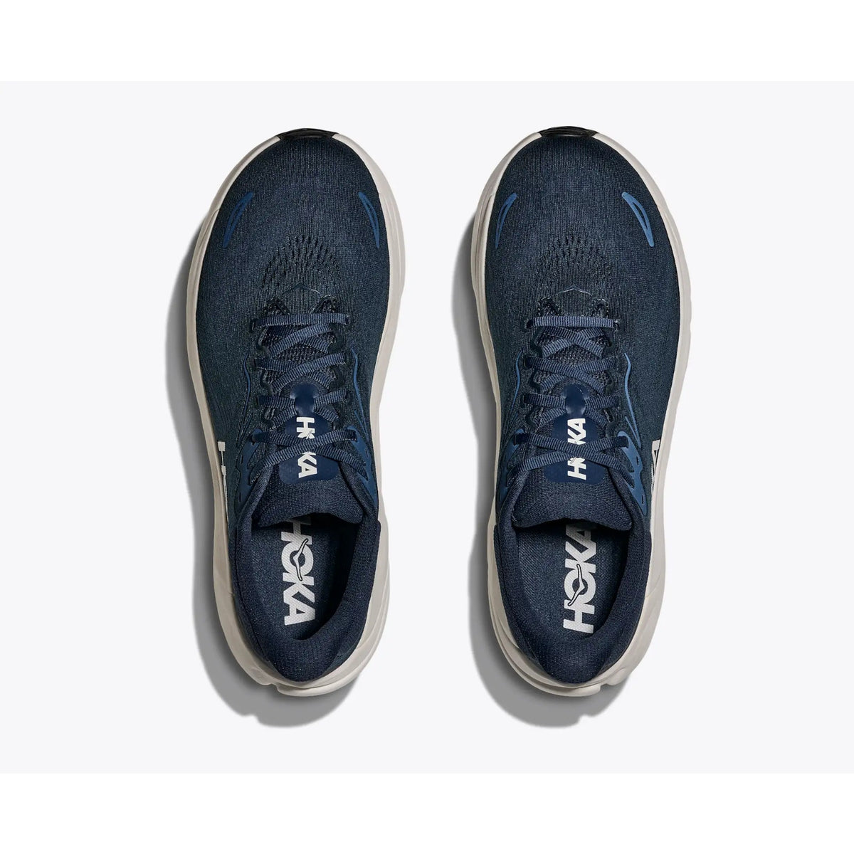 Hoka Arahi 8 Running Shoes Men's Running Shoes Varsity White Navy Mesh Size 12
