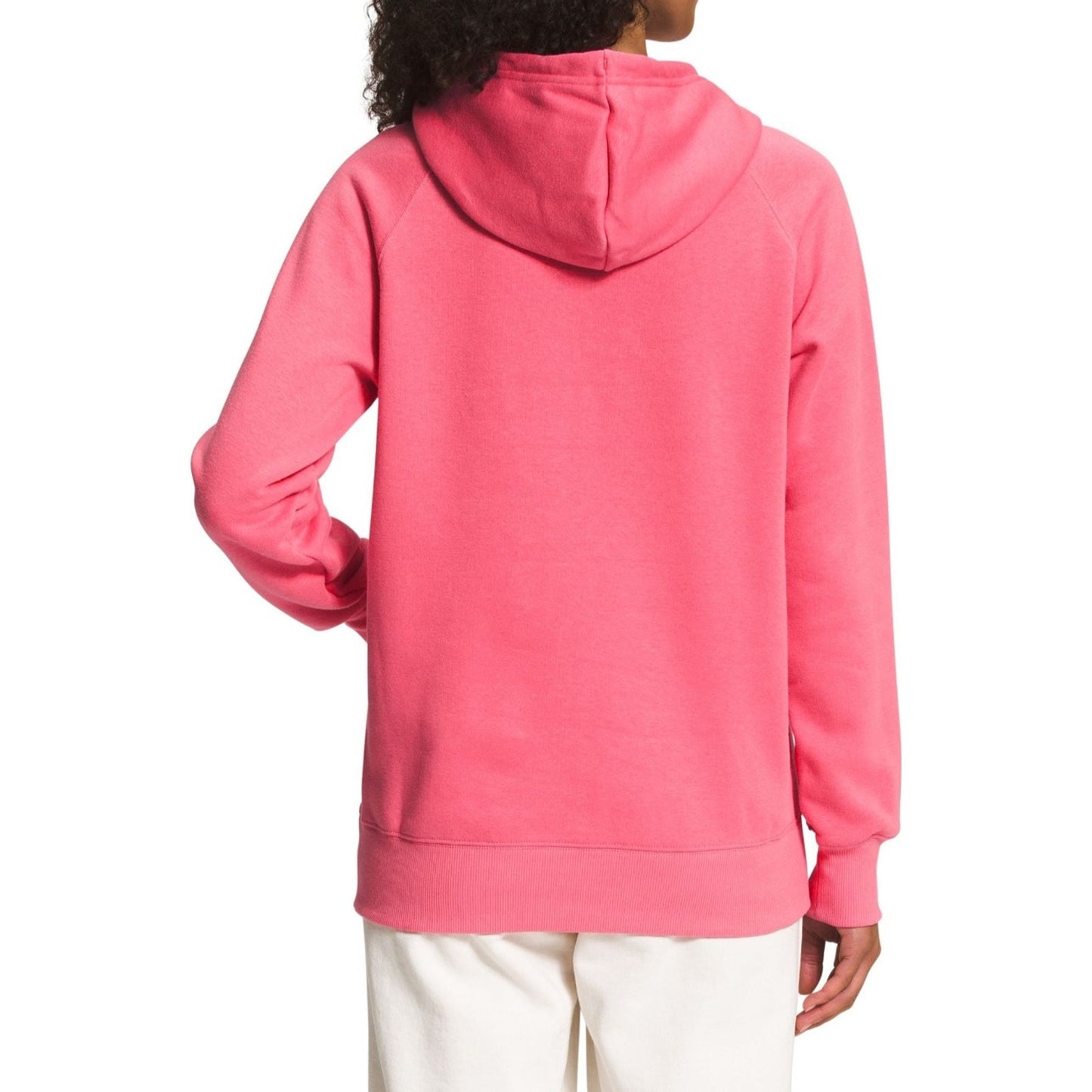 THE NORTH FACE Half Dome Pullover Womens Hoodie Cosmo Pink/TNF White Sz Medium