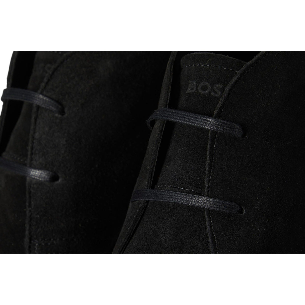 Hugo Boss Men's Calev Desert Boot Seude Black EU 42 / USA 9