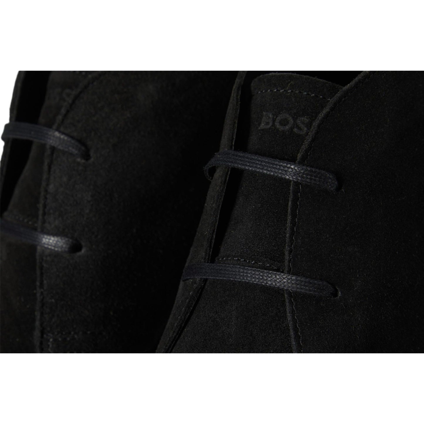 Hugo Boss Men's Calev Desert Boot Seude Black EU 42 / USA 9